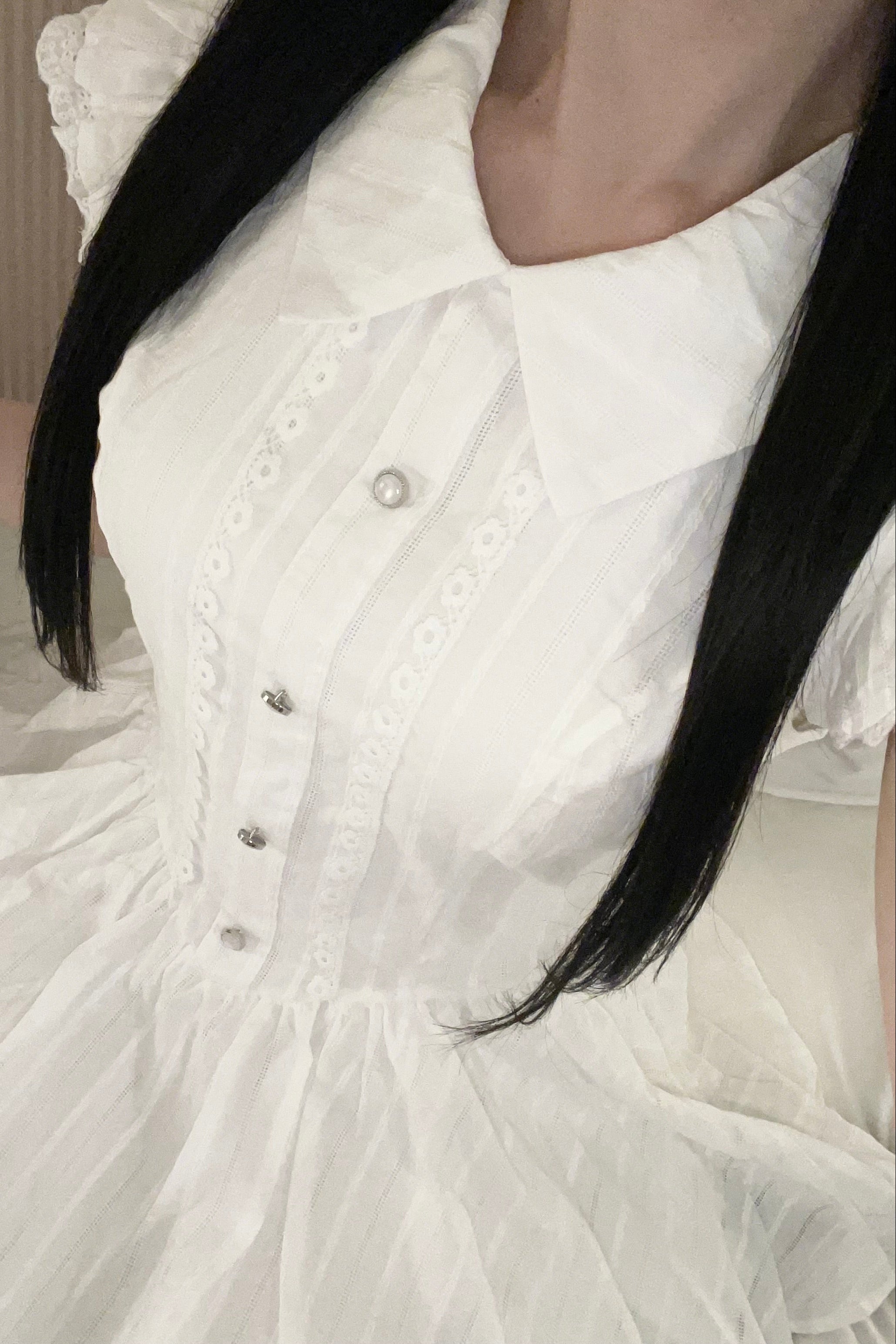 ドロップウエストシャツワンピース KR14792