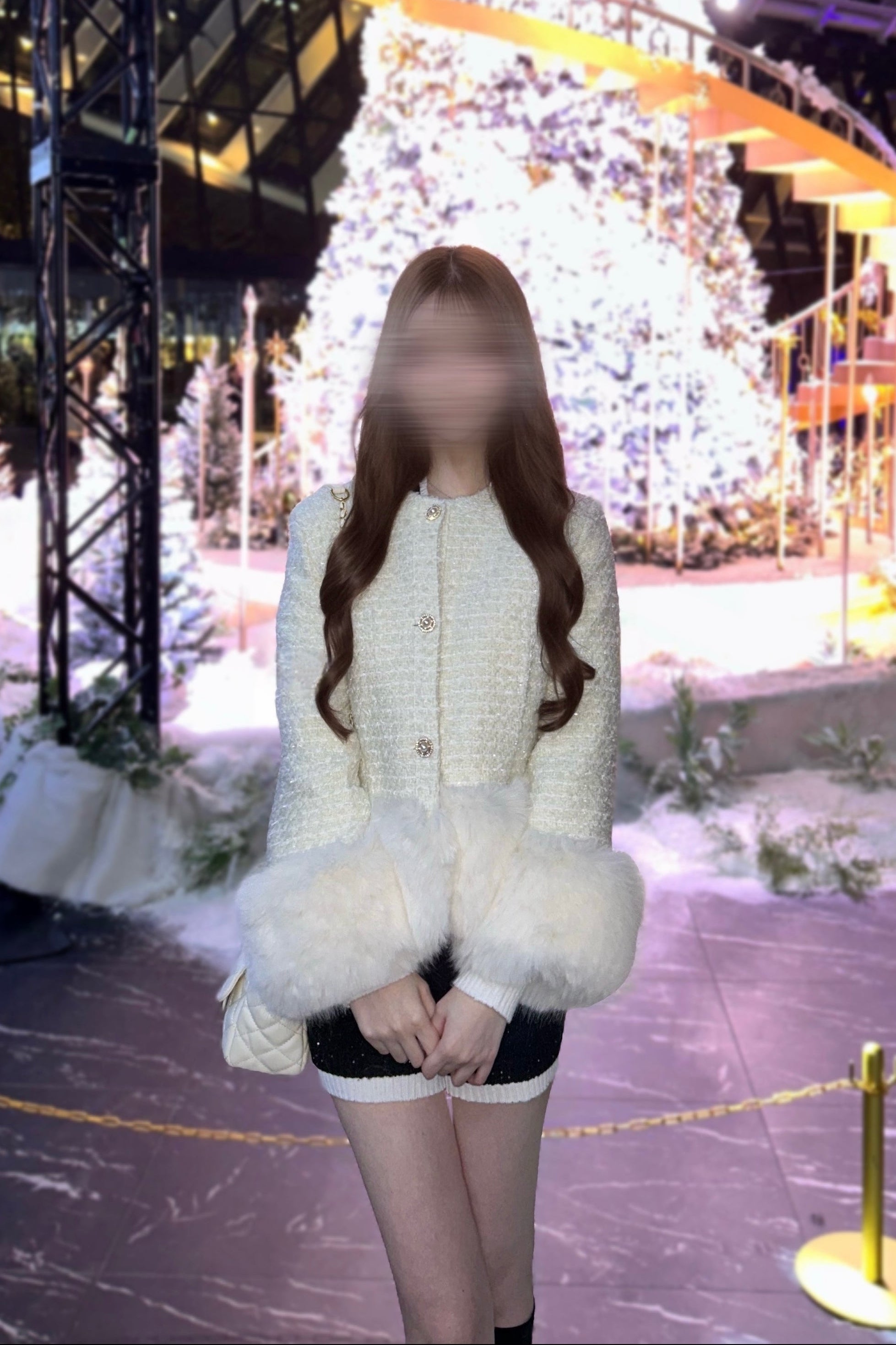 ファースリーブツイードジャケット KR30161