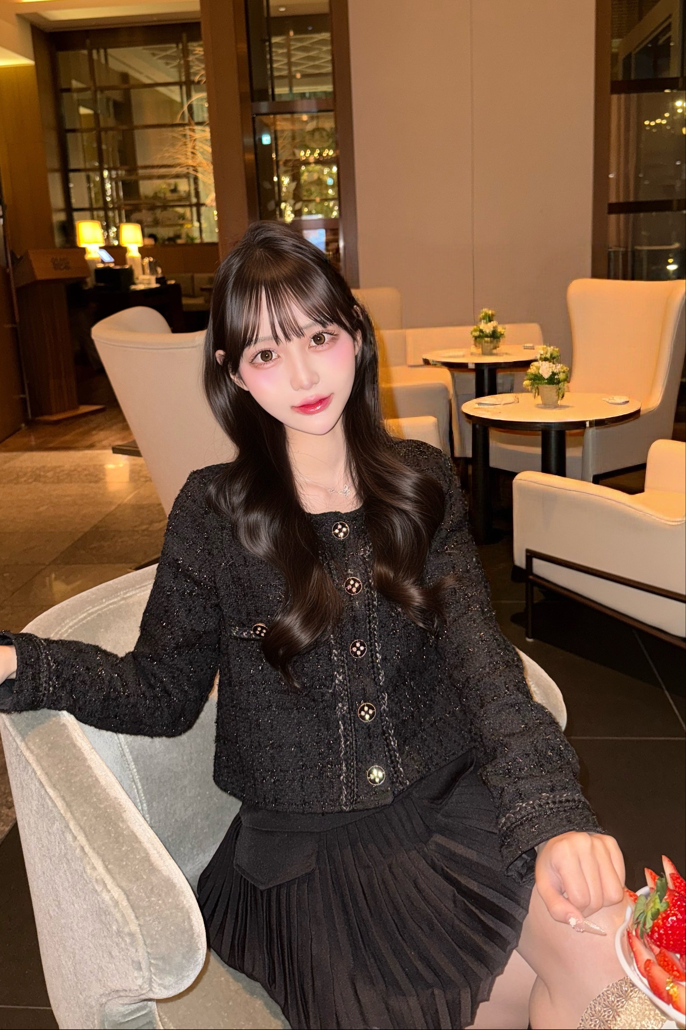 エレガントツイードジャケット KR12346