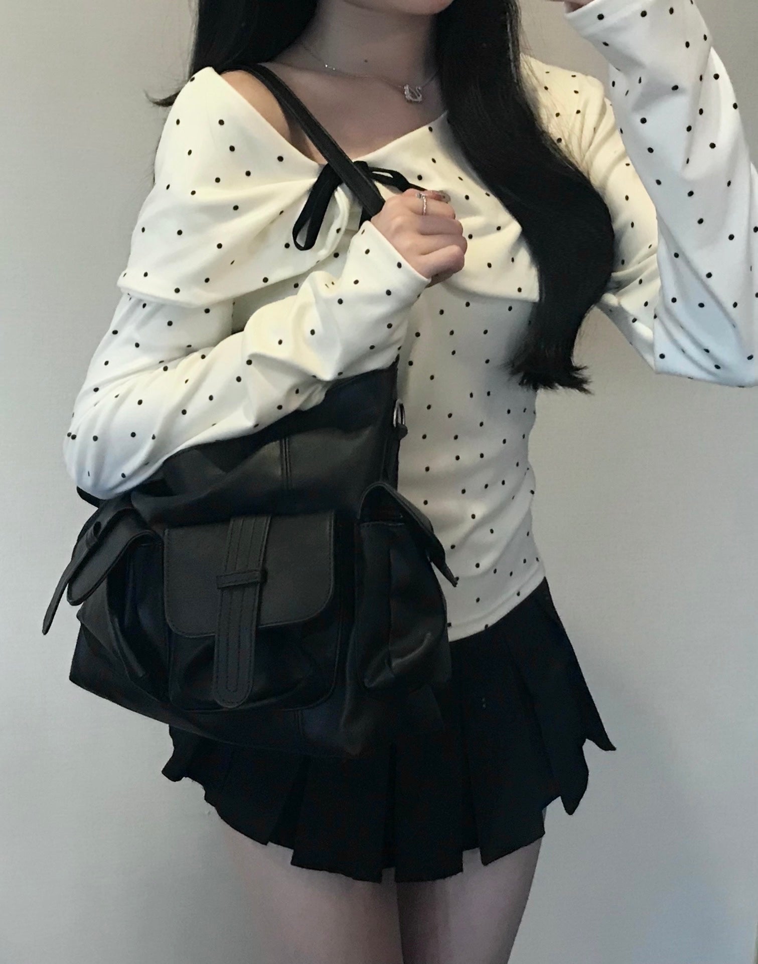 マルチポケットフラップショルダーバッグ KR14596