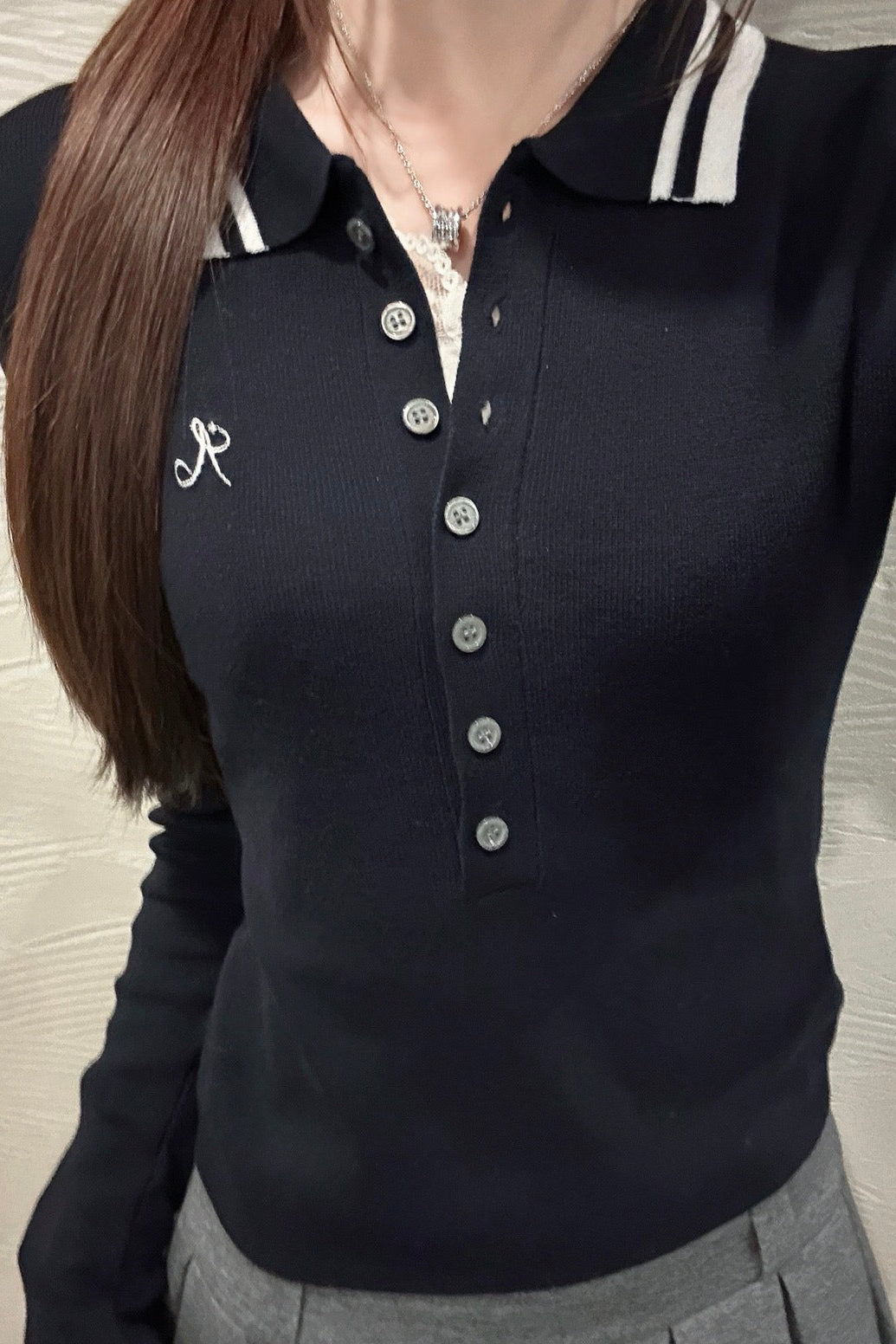 カレッジポロトップス KR14745