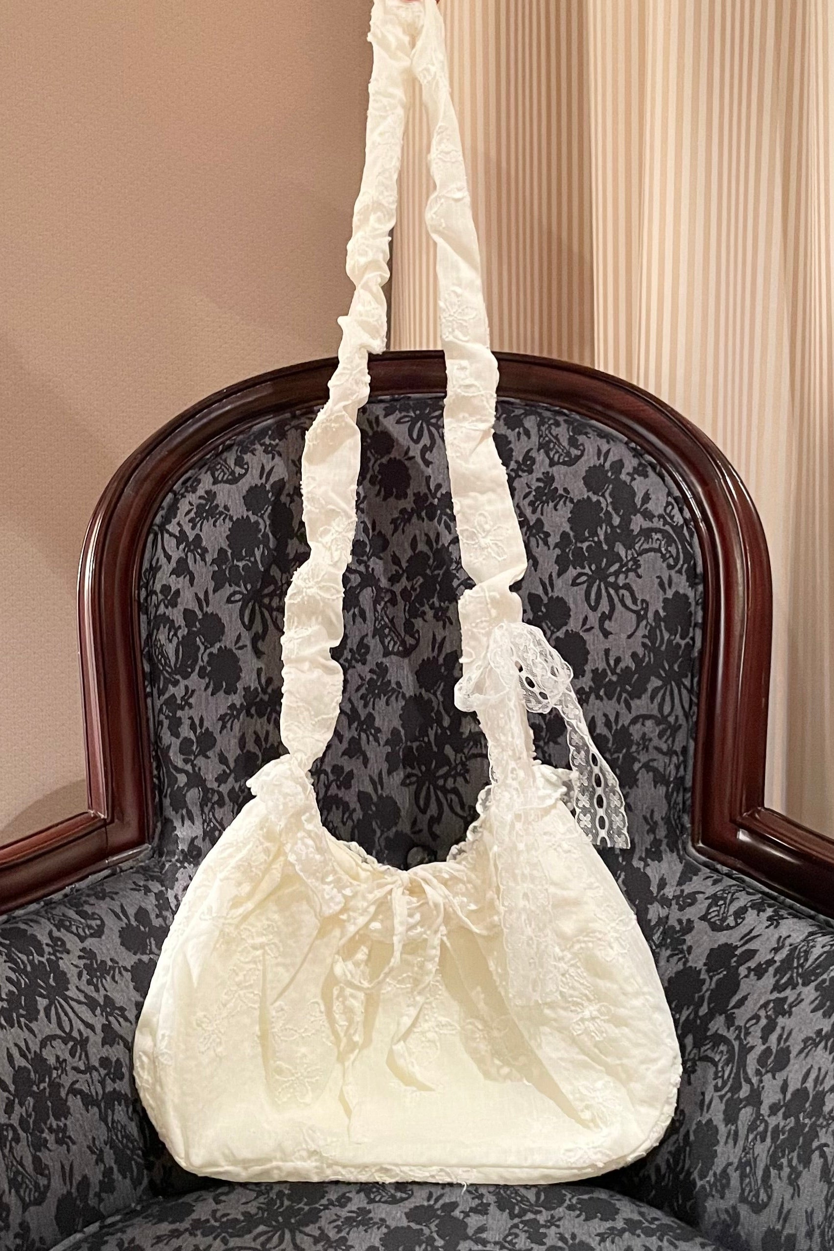 フローラルシャーリングハンドバッグ KR14655
