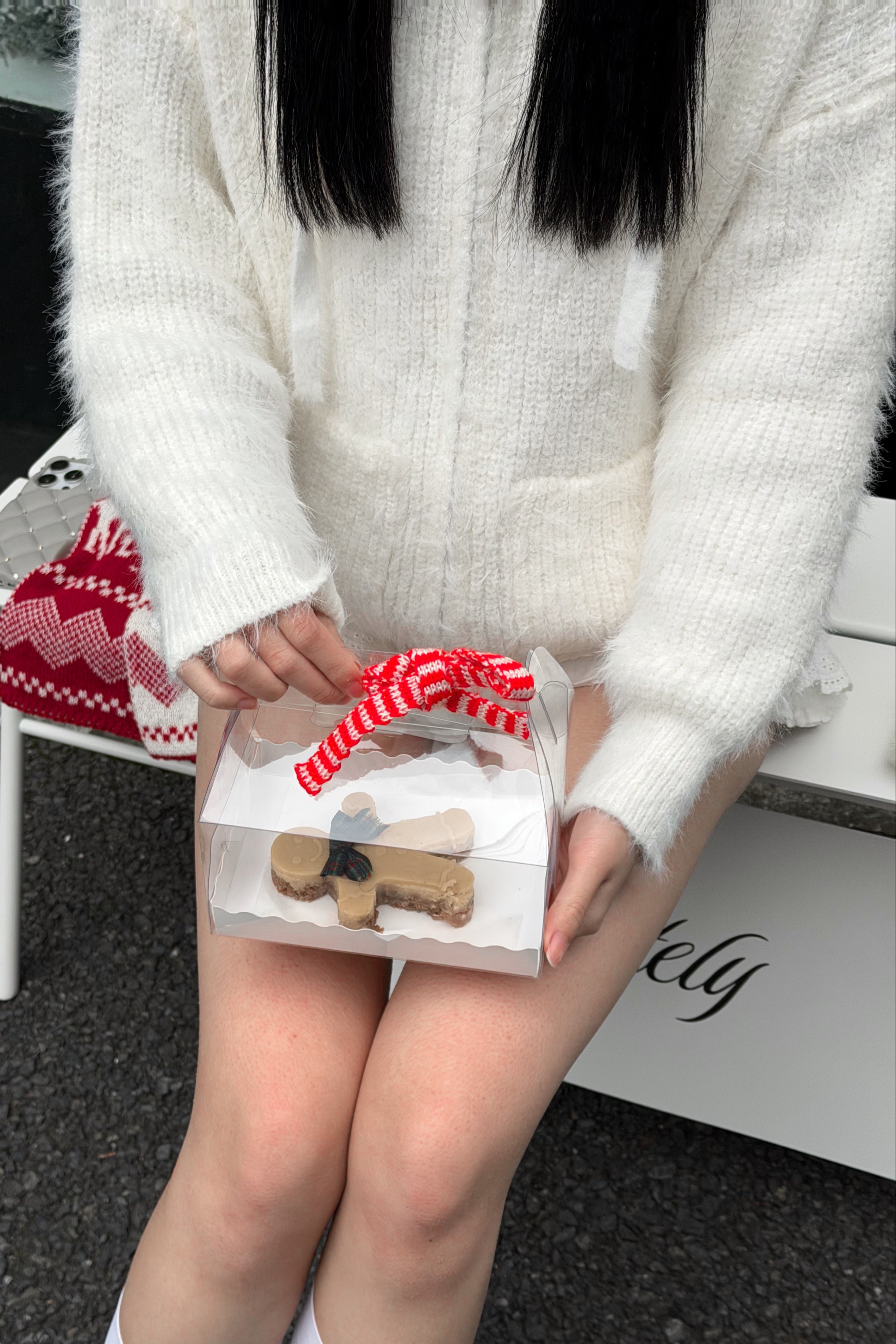 リボンシャギーニット KR13656