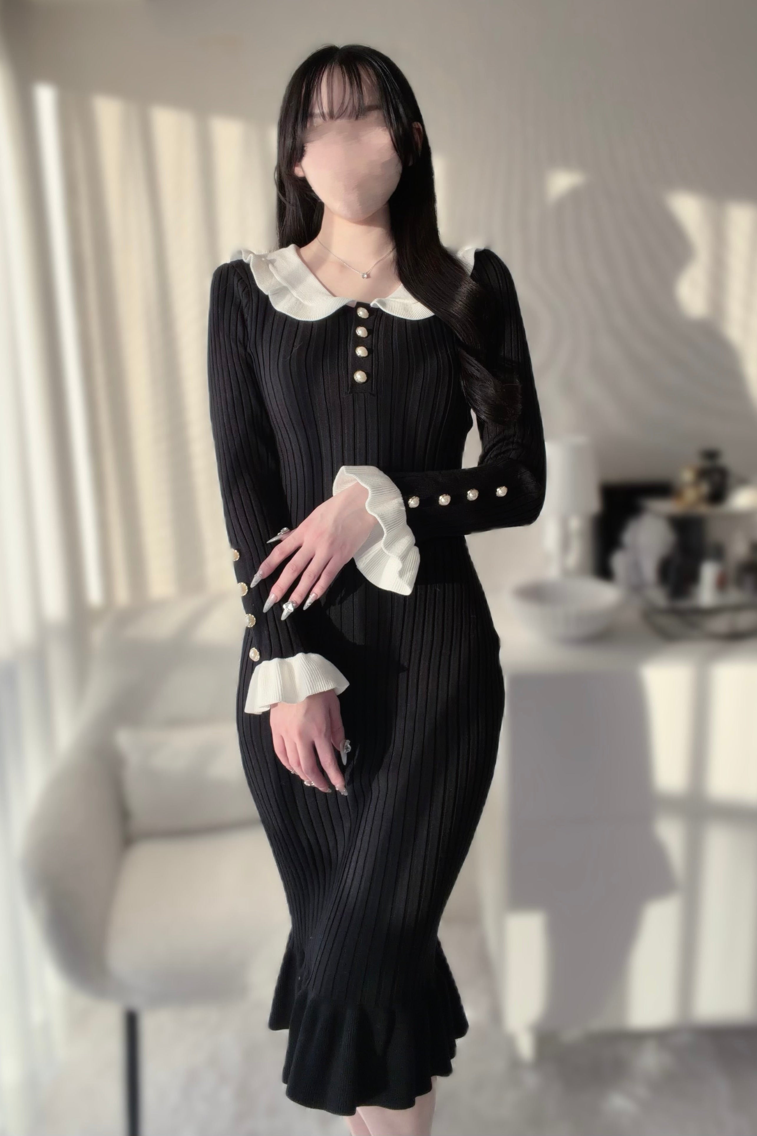 シンプルエレガンスワンピース KR13821