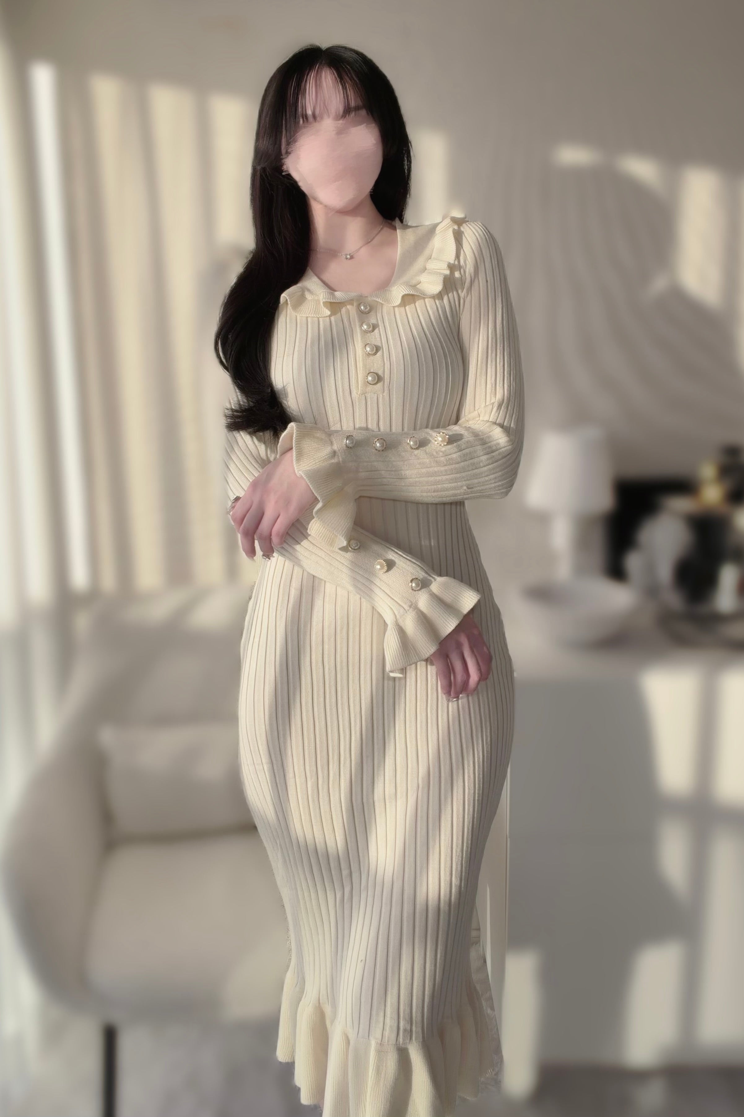 シンプルエレガンスワンピース KR13821