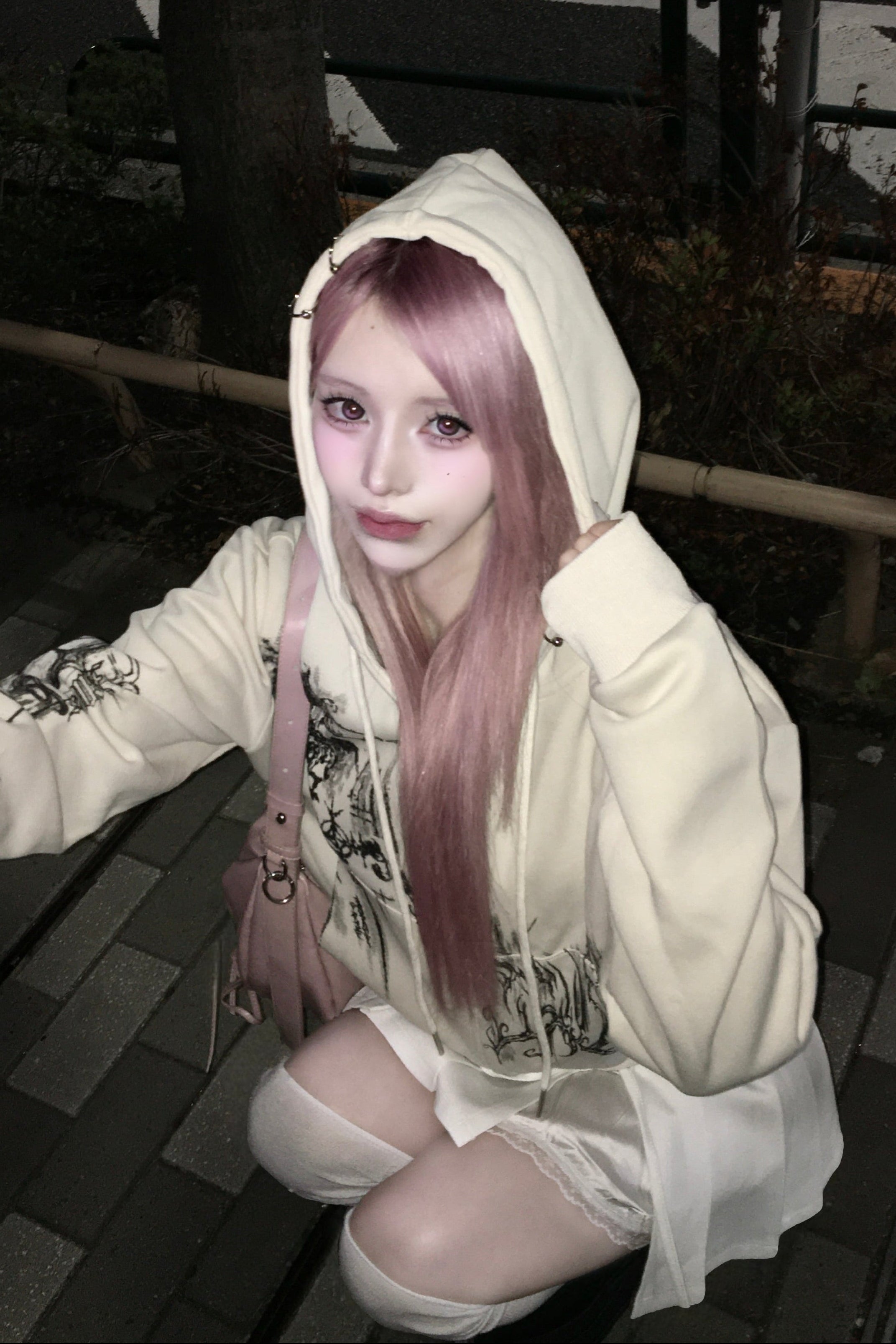 プリントゴシックデザインパーカー KR13430