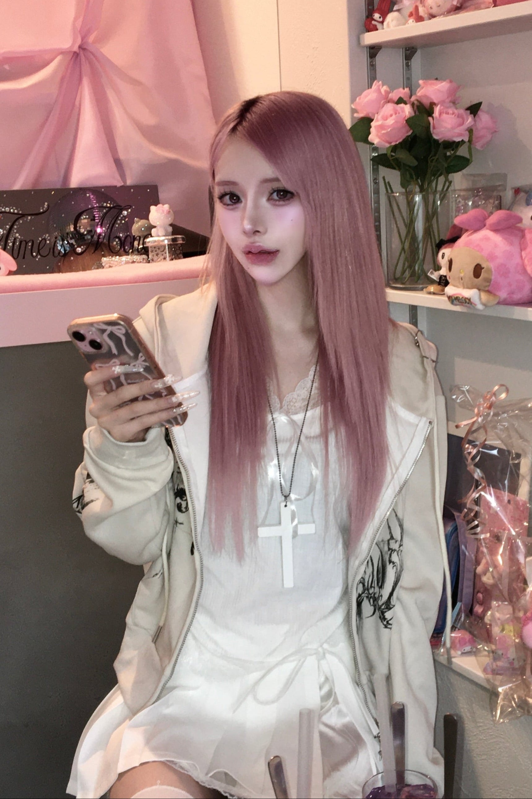 プリントゴシックデザインパーカー KR13430