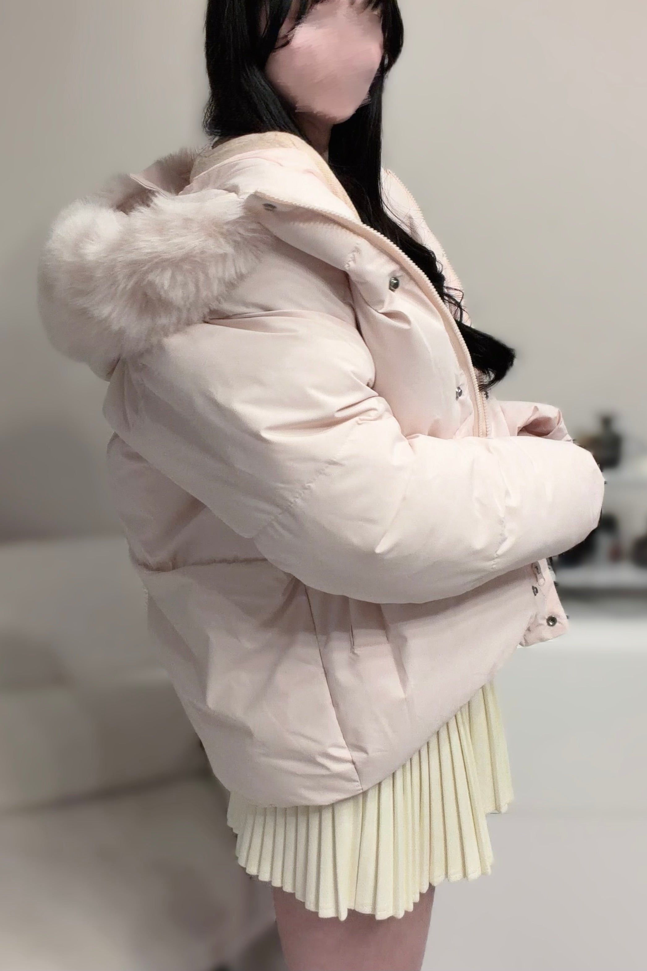 ファーパフィーダウンジャケット KR30329