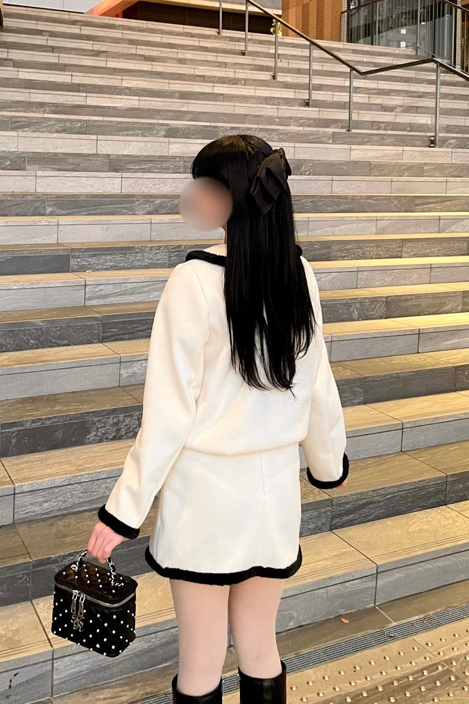 ガーリーツイードリボンセットアップ KR30412