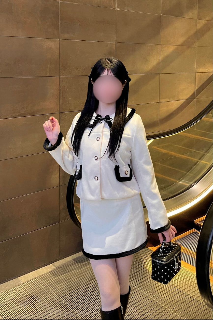 ガーリーツイードリボンセットアップ KR30412