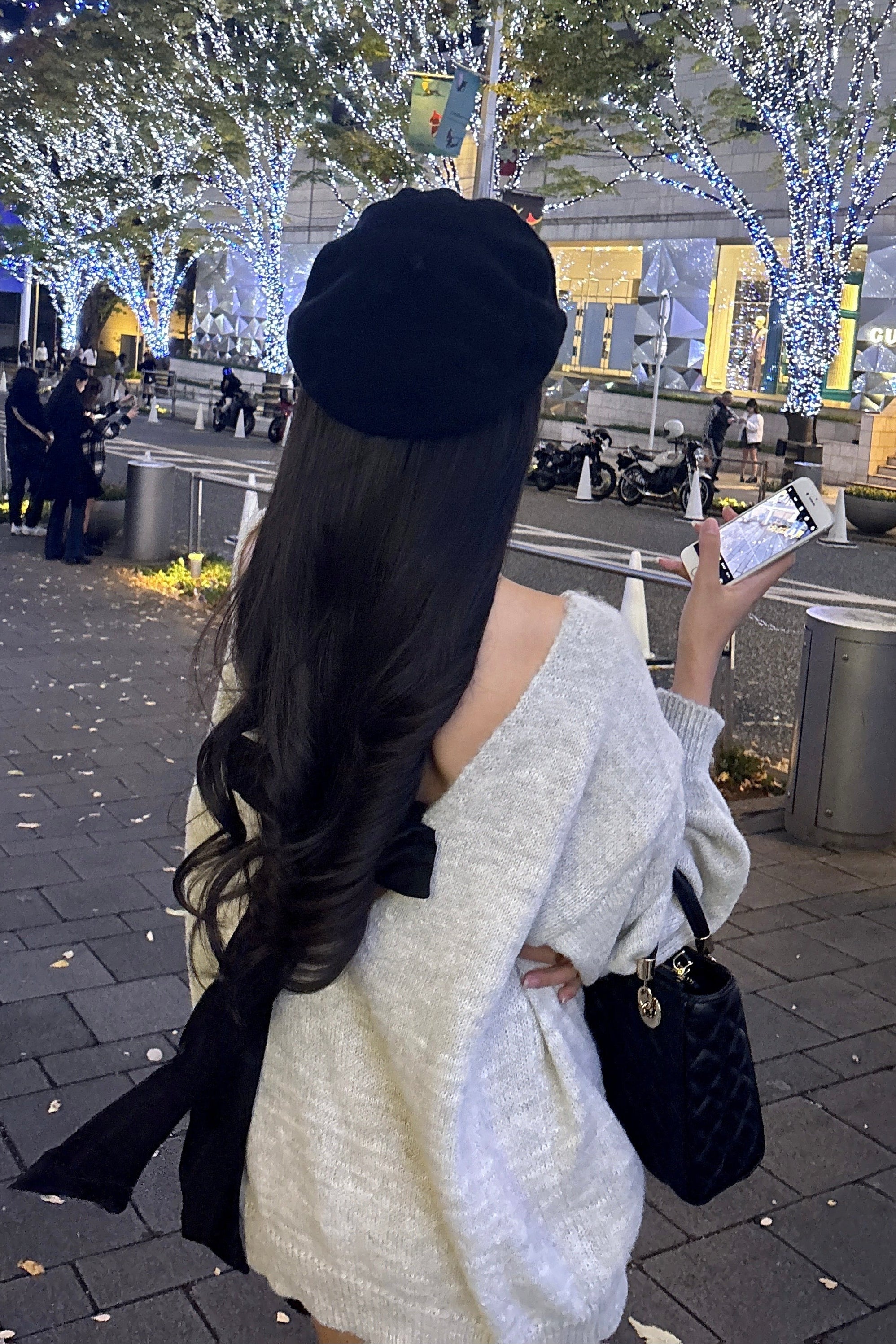 バックリボンニット KR13398