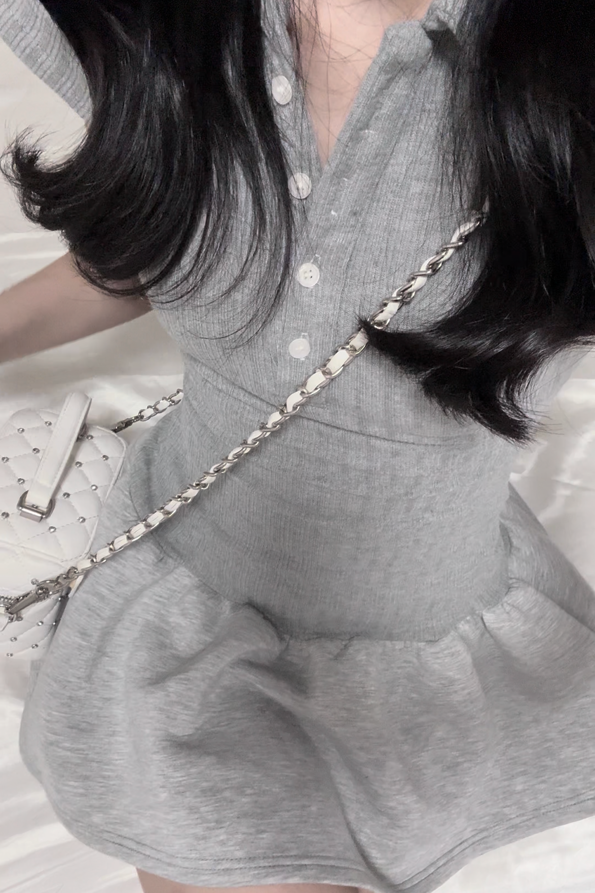 フレンチポロフレアワンピース KR10188