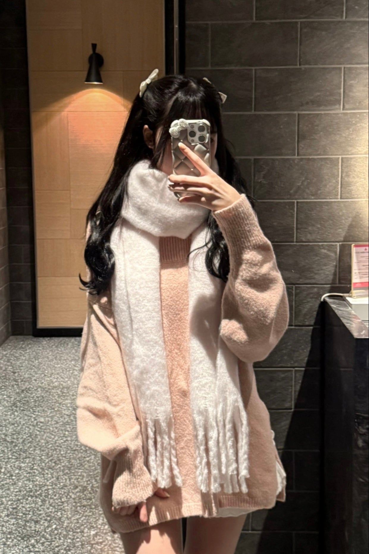 フワフワロングマフラー KR13658