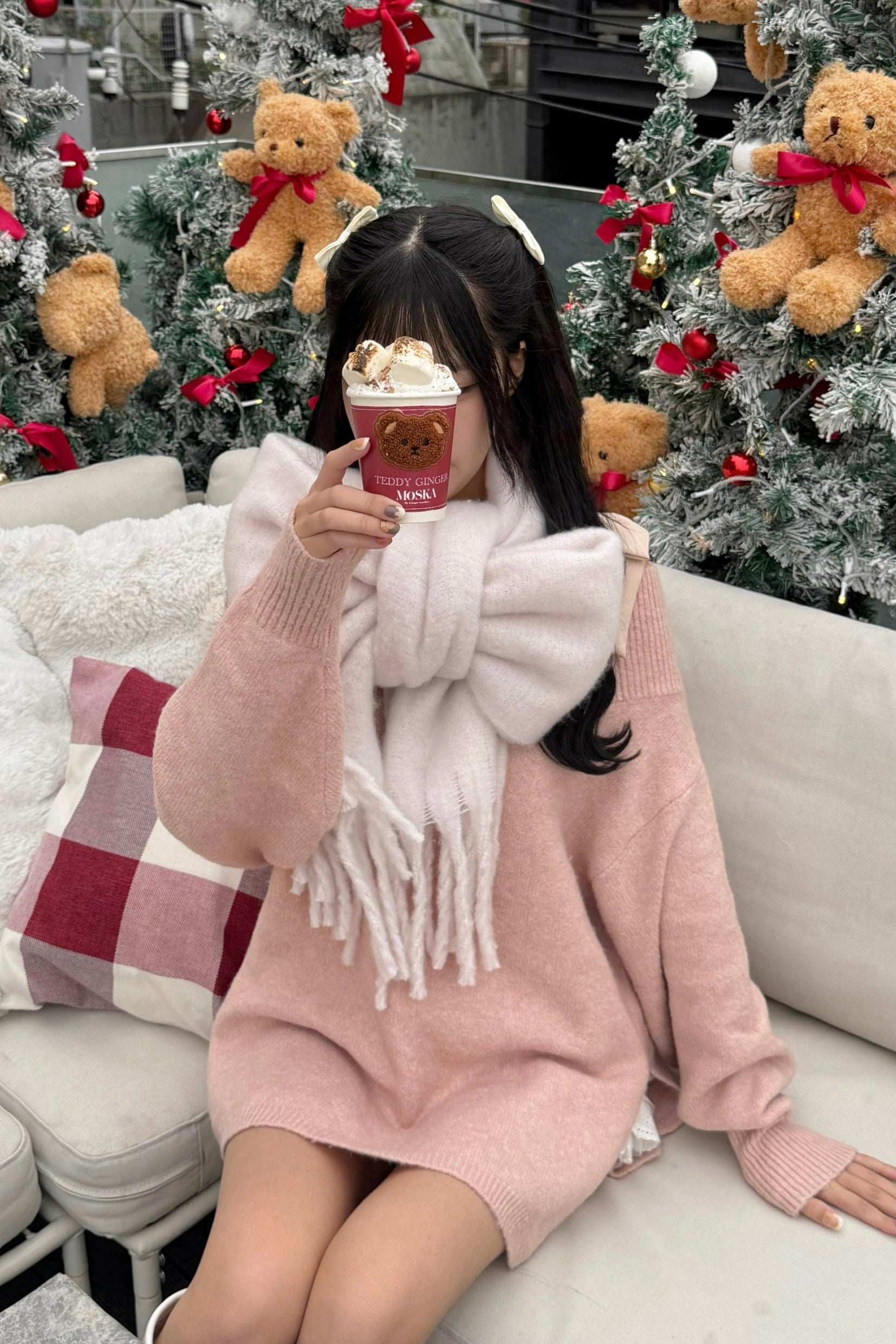 フワフワロングマフラー KR13658