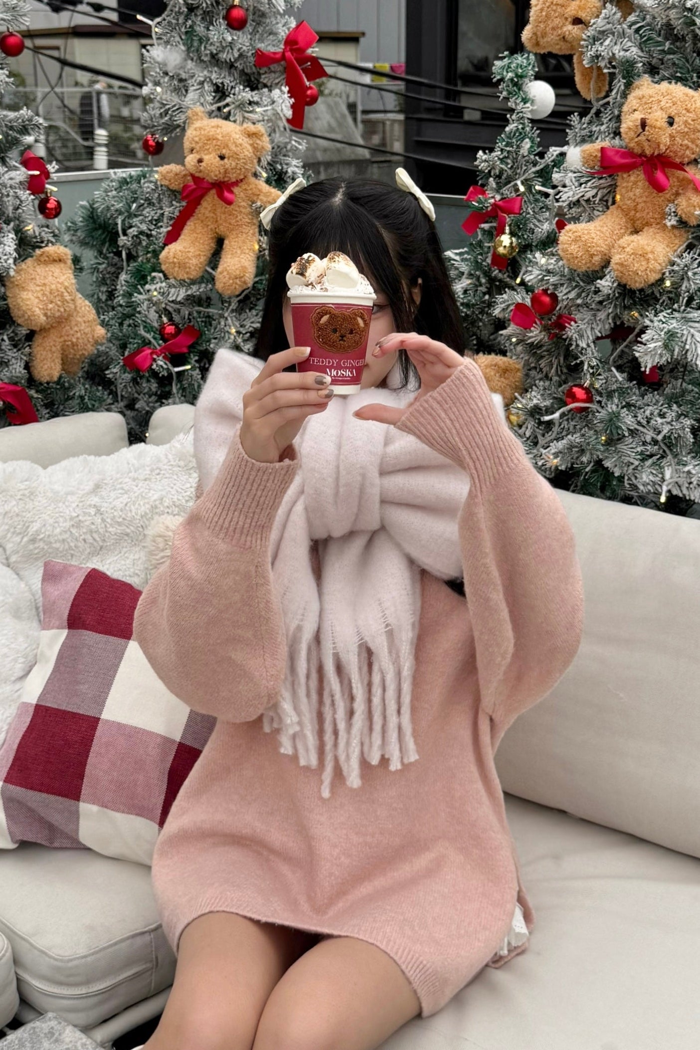 フワフワロングマフラー KR13658