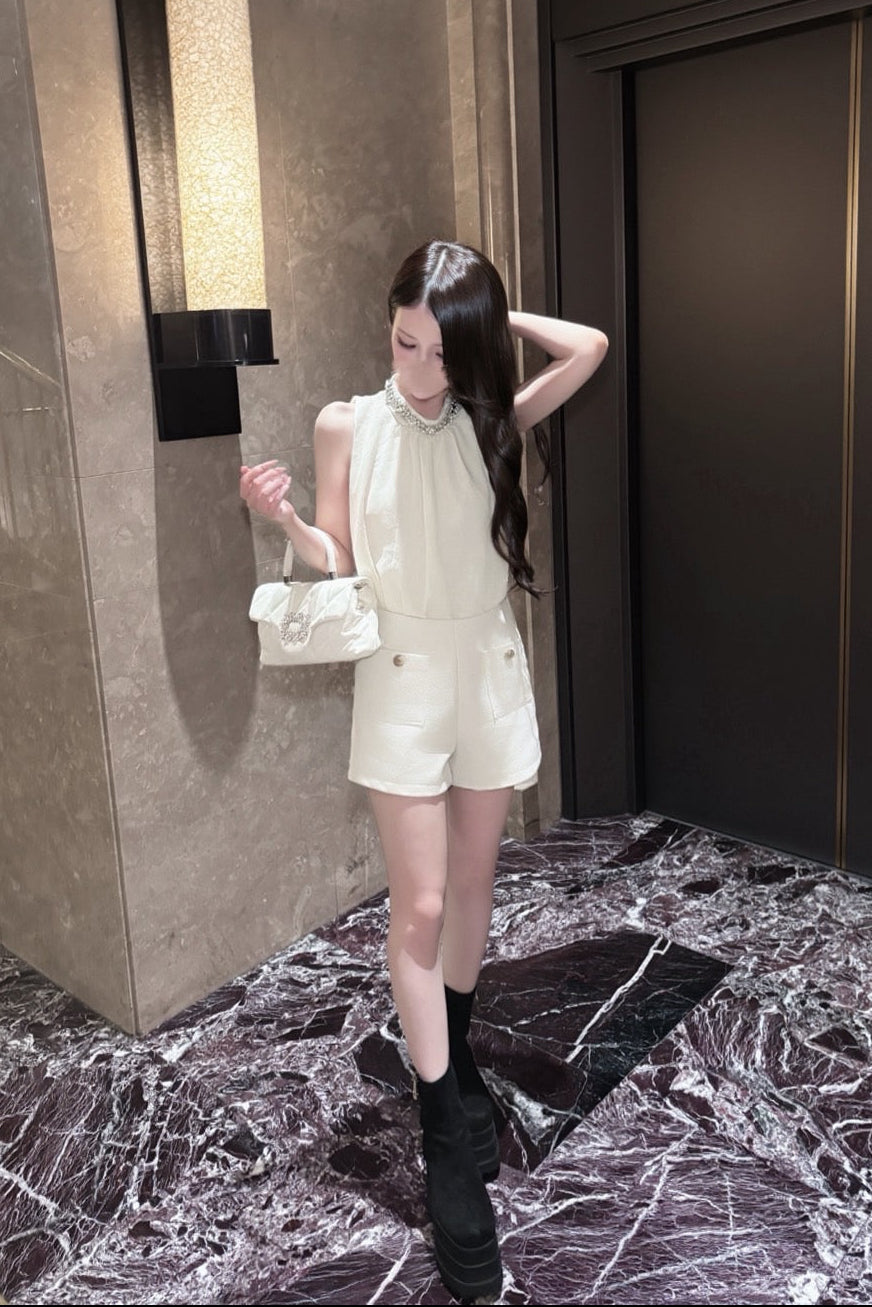 ゴールドボタンショートパンツ KR14925