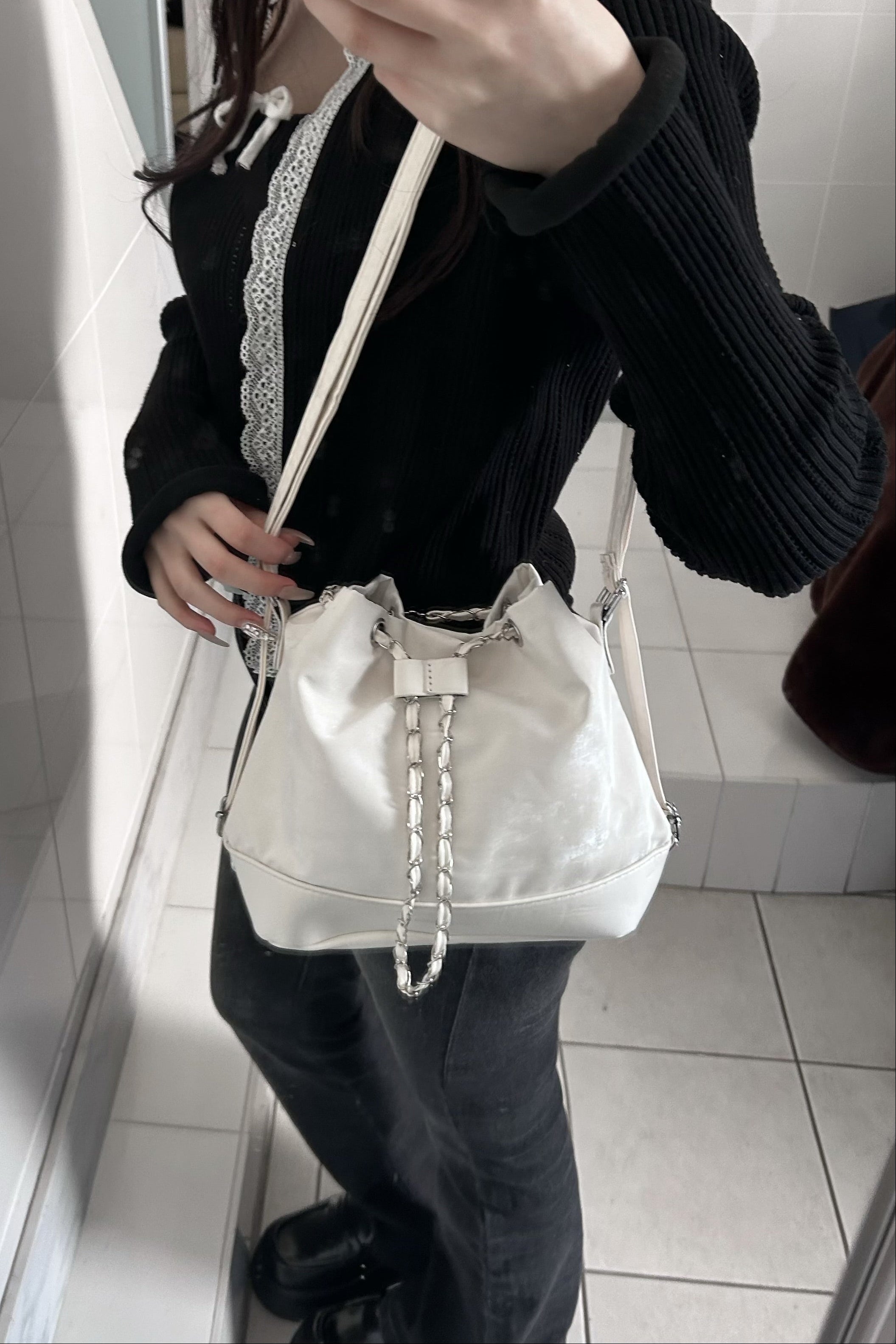 2wayビジュ―チェーンミニバッグ KR14141