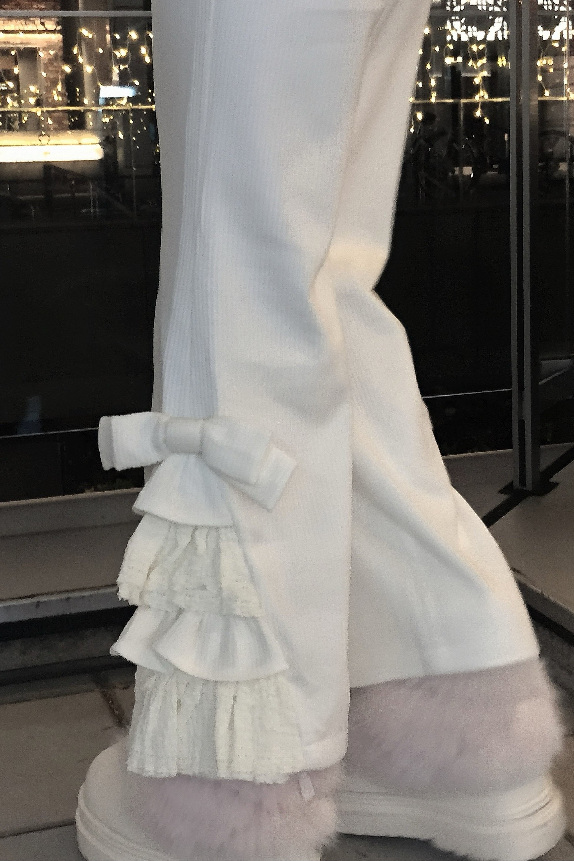 サイドリボンセミフレアスウェットパンツ KR13870