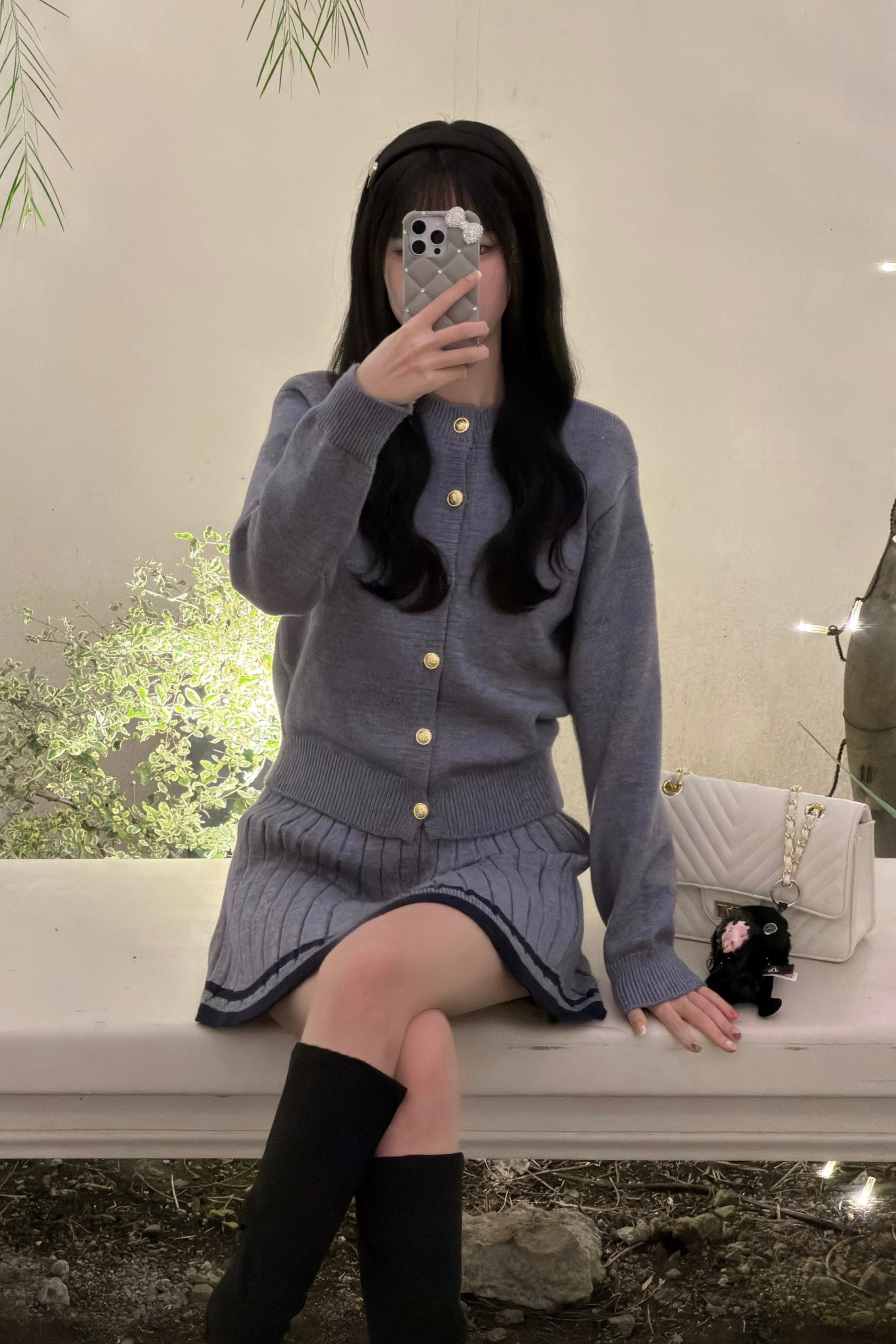 セーラーニットワンピース KR30197