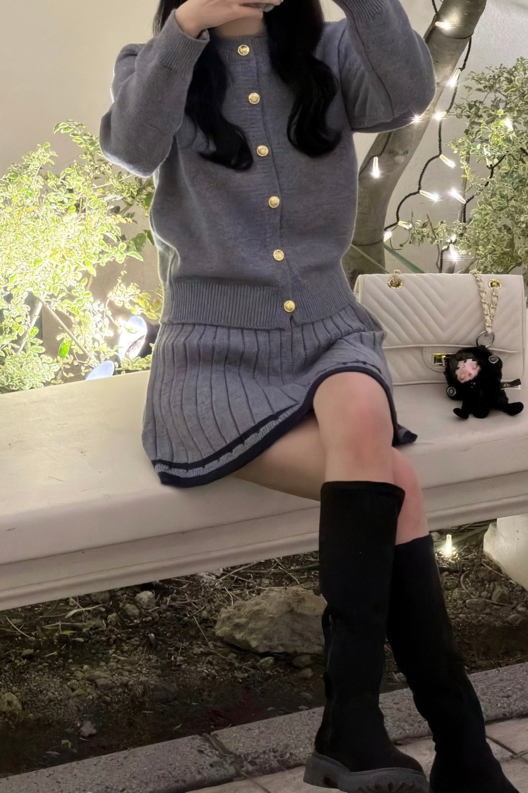 セーラーニットワンピース KR30197