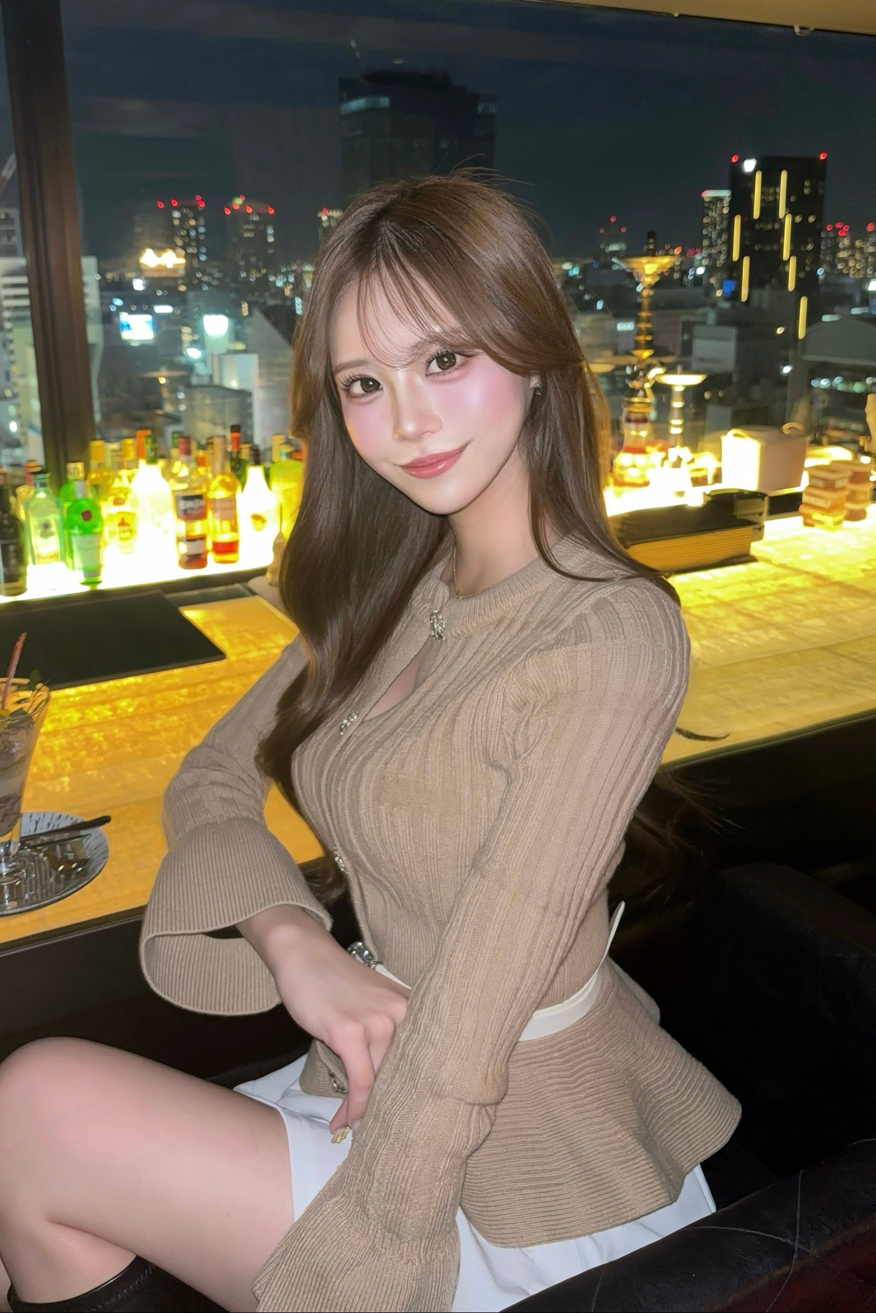 ツイストペプラムニット KR13392