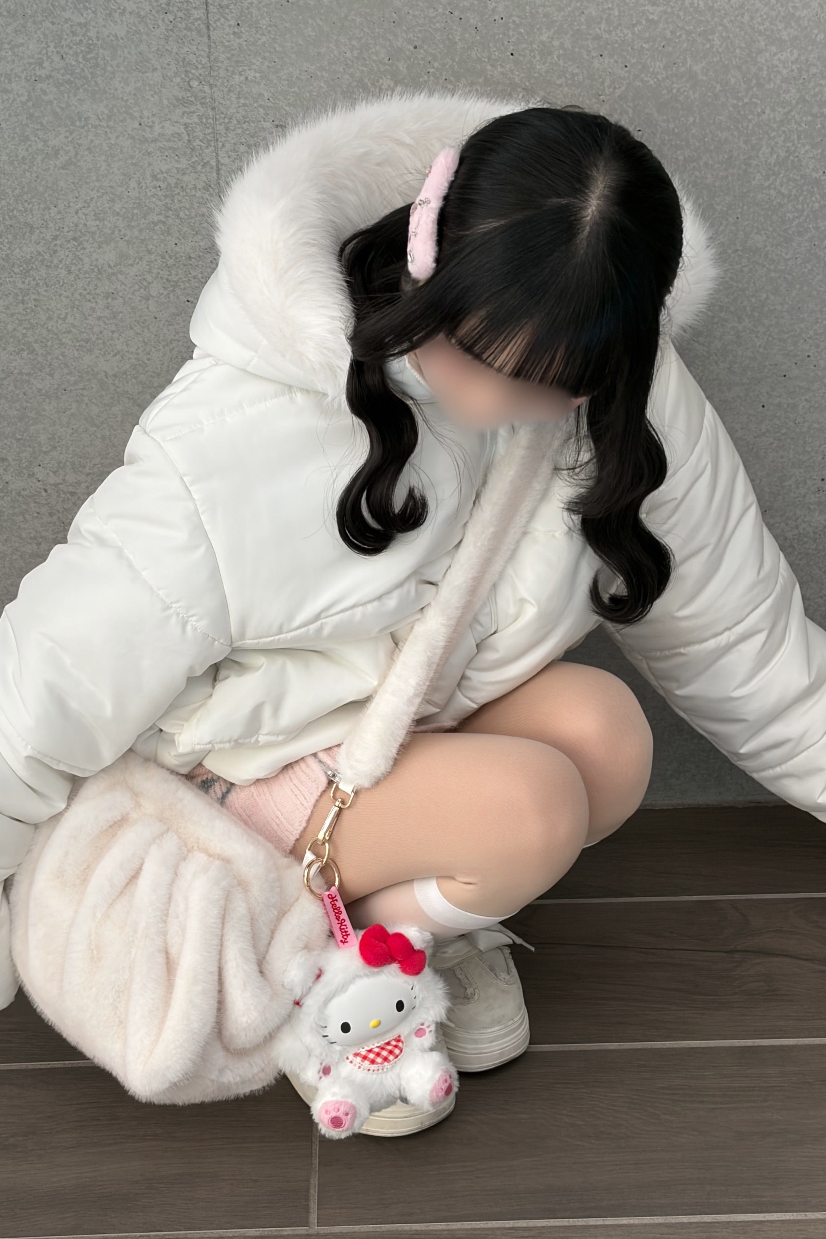 フェイクファーバッグ KR13839