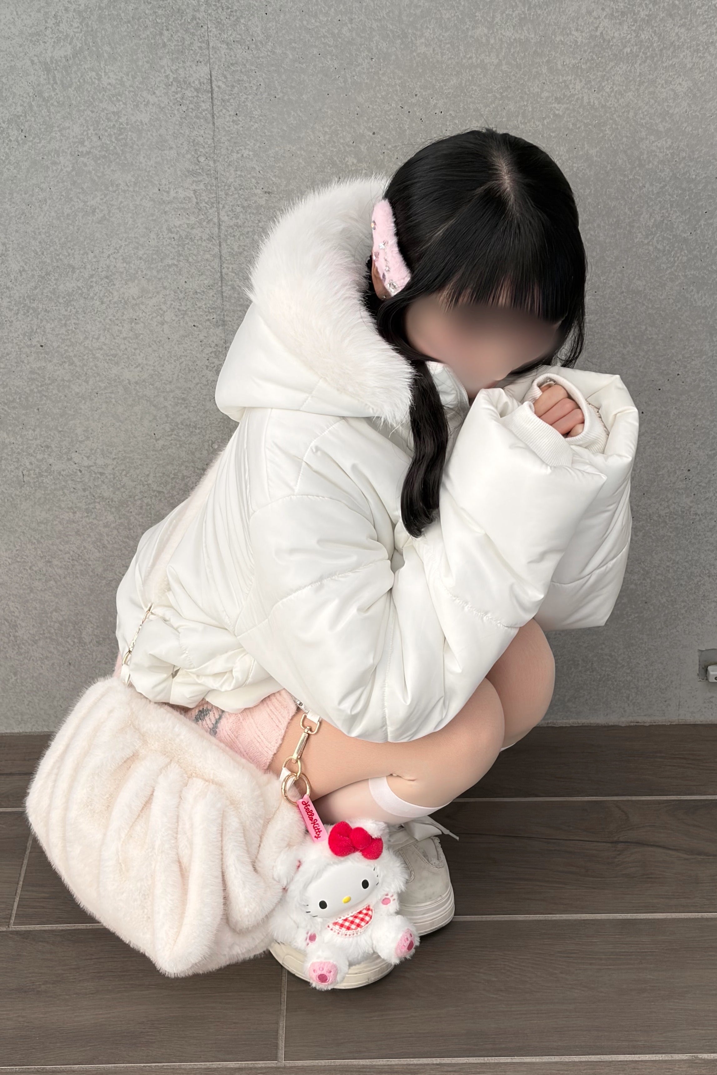 フェイクファーバッグ KR13839