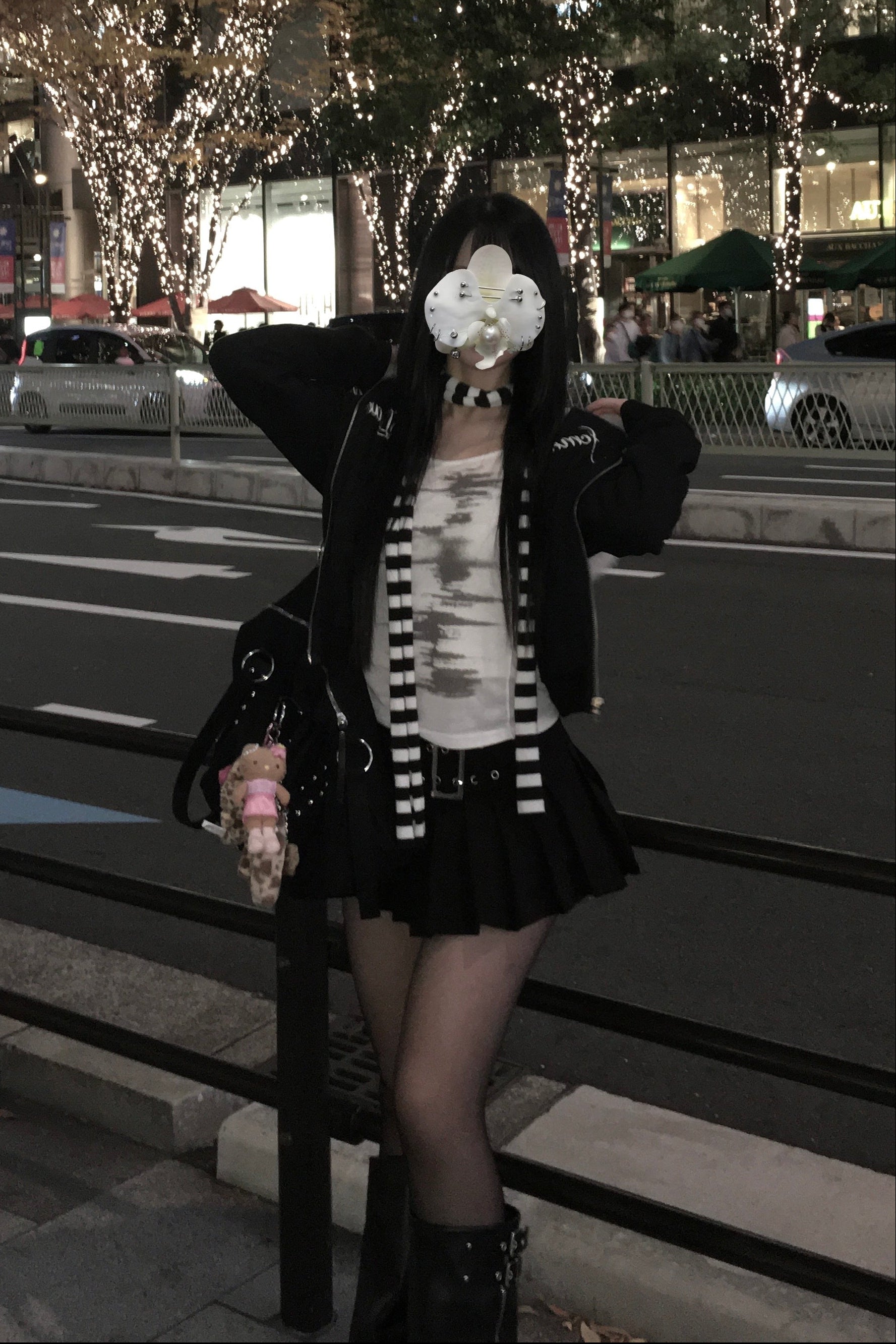 ワイドベルトプリーツミニスカート KR13618