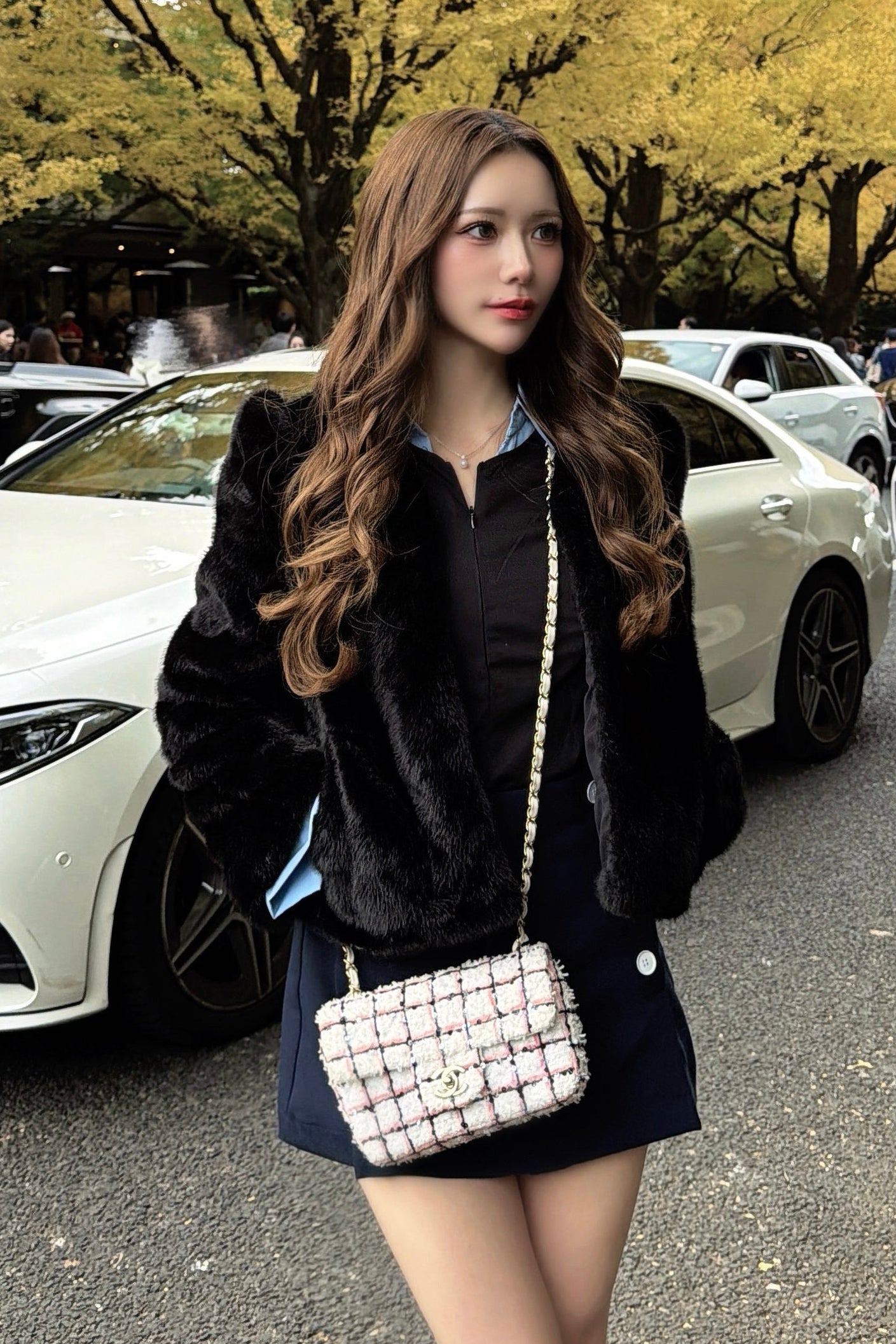 シャツレイヤードニット KR13571