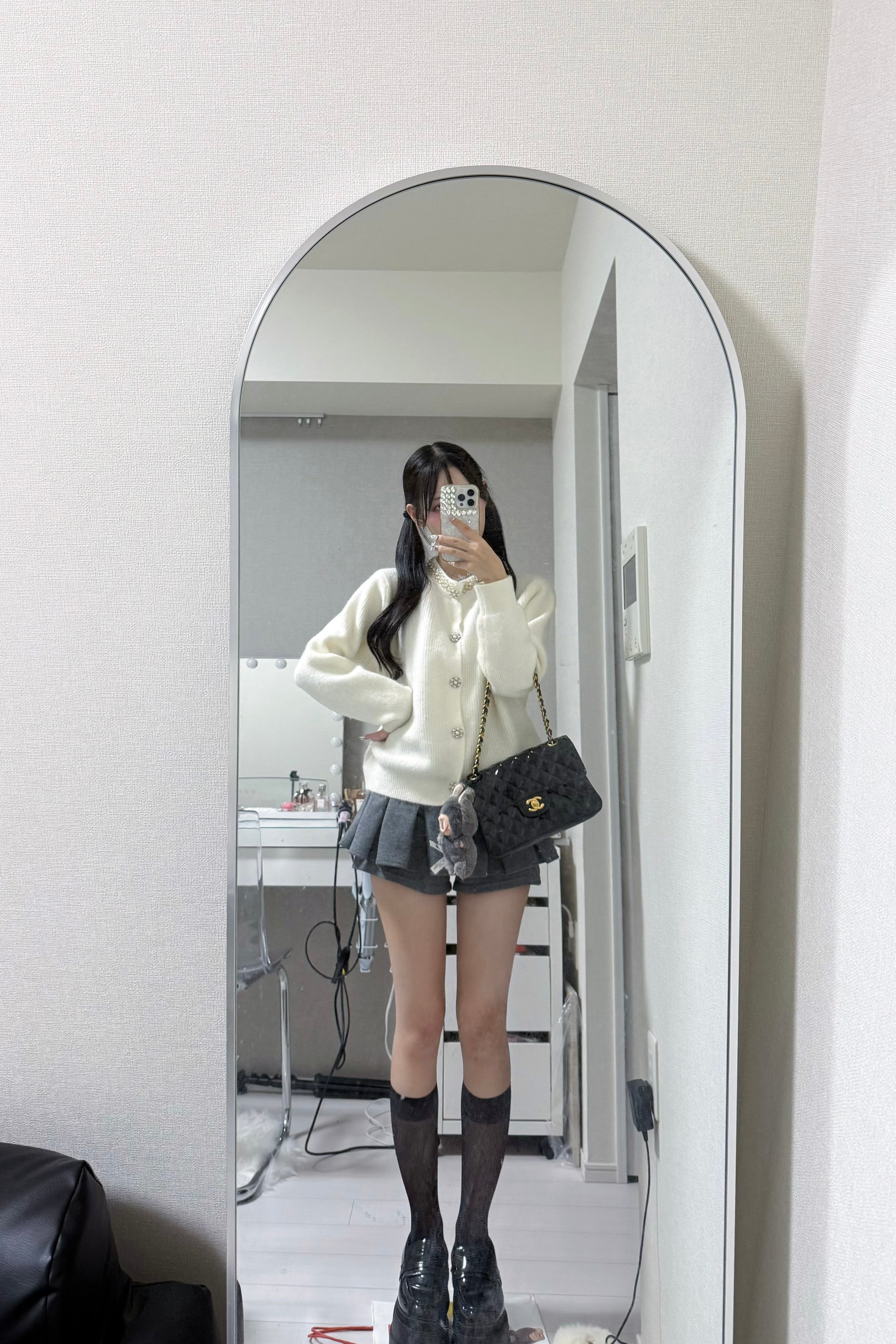 ビジューニットカーディガン KR12347