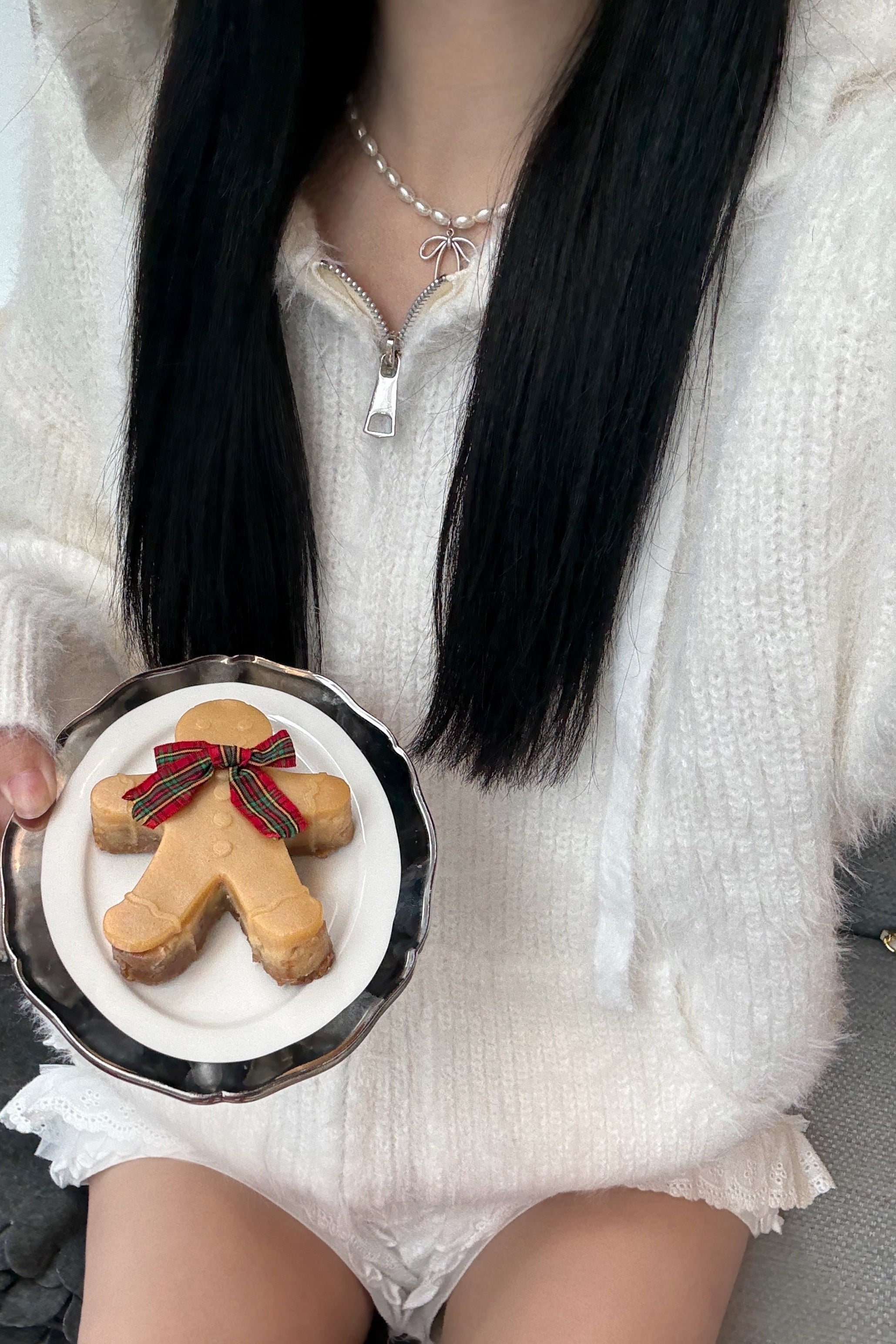 リボンシャギーニット KR13656