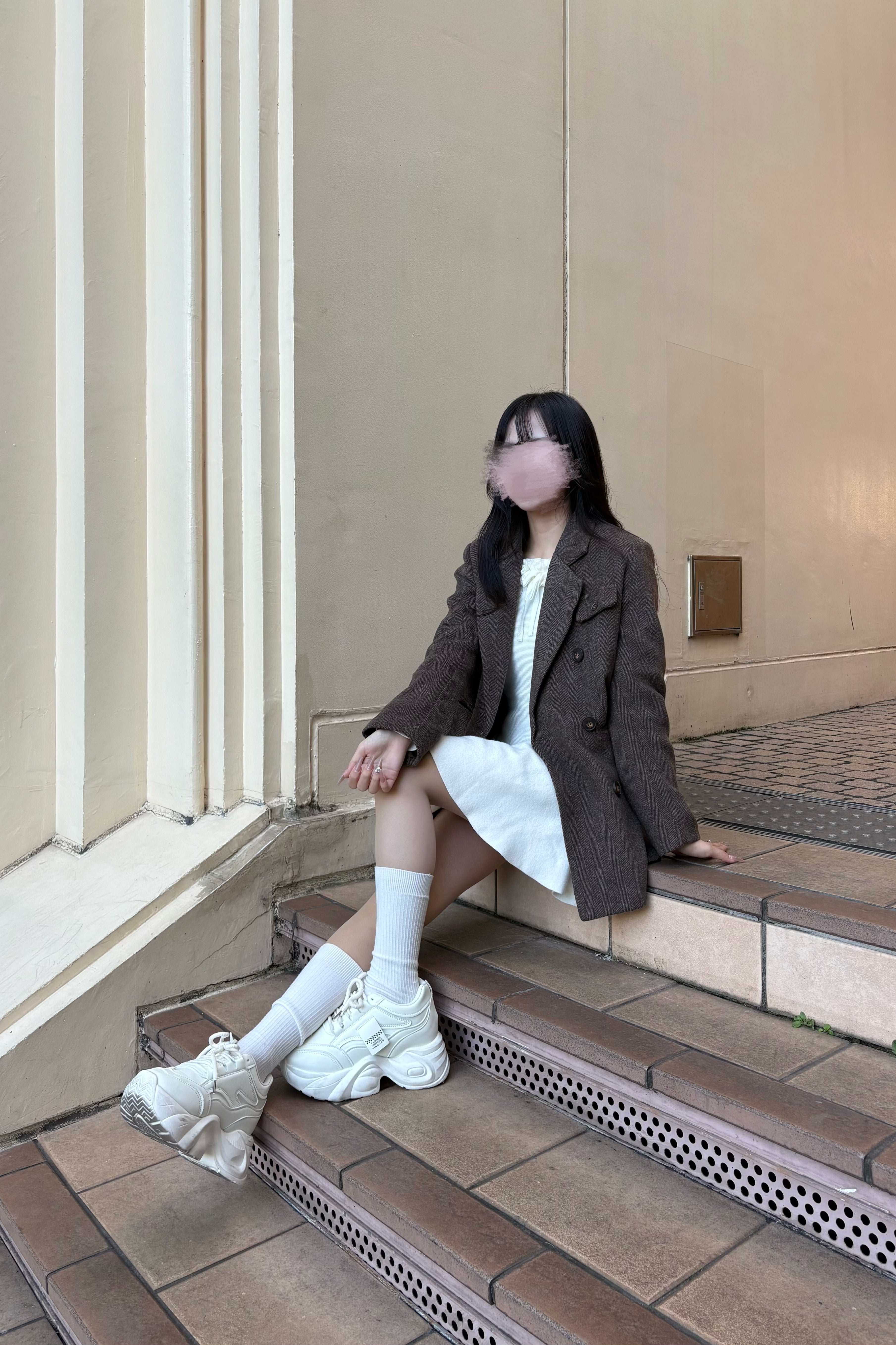 ダブルブレストロングコート KR30060