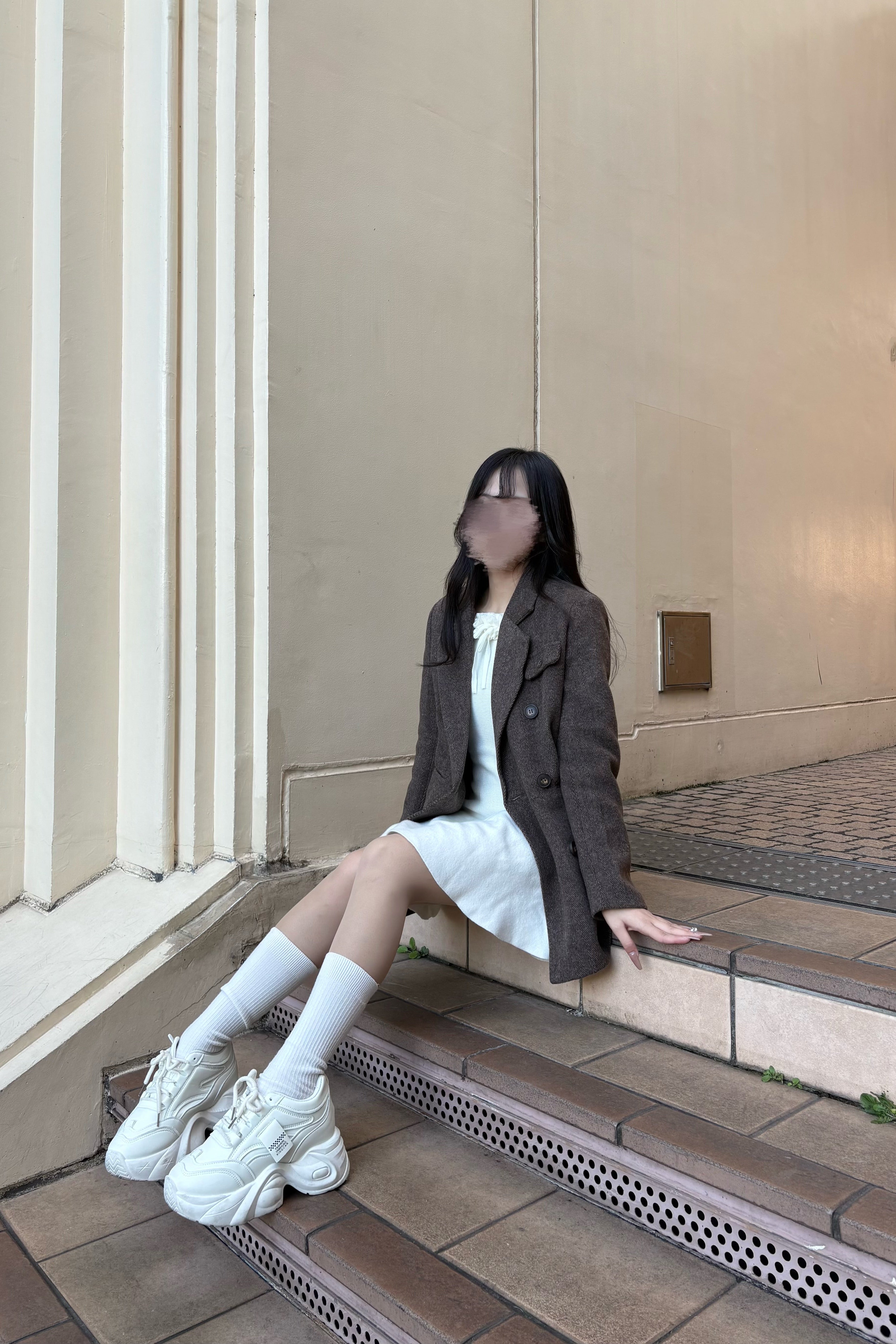 ダブルブレストロングコート KR30060