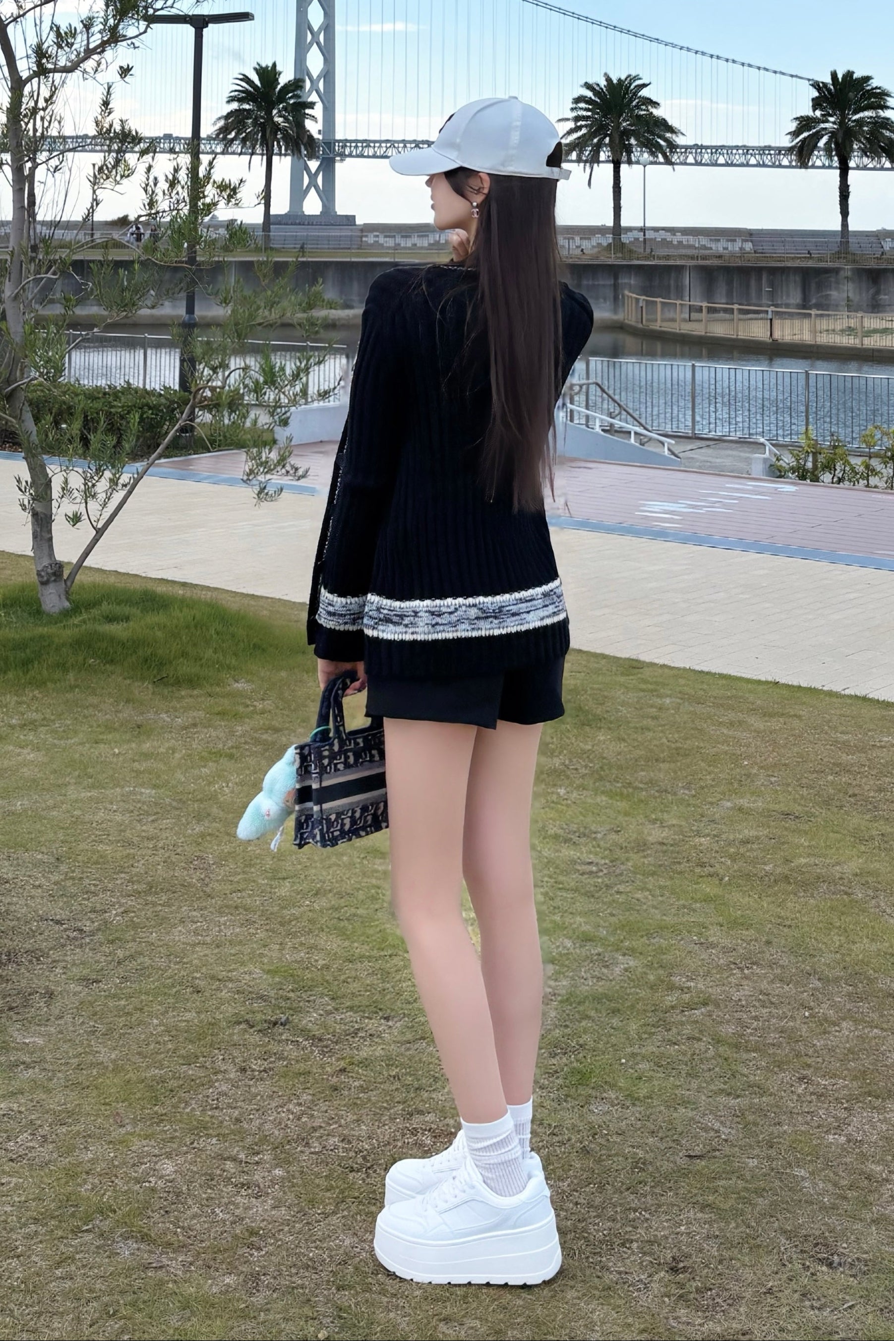 ケーブルデザインカーディガン KR13457