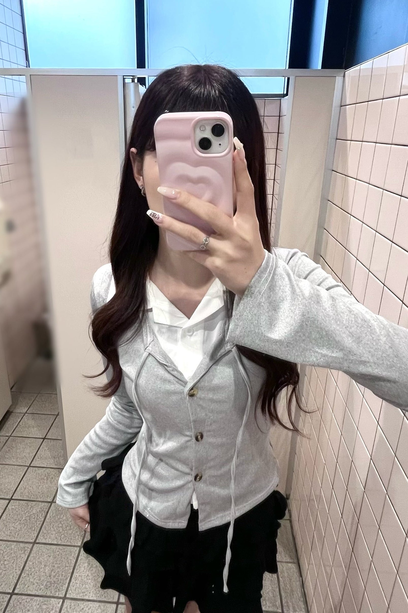 フェイクレイヤードカーディガン KR13710