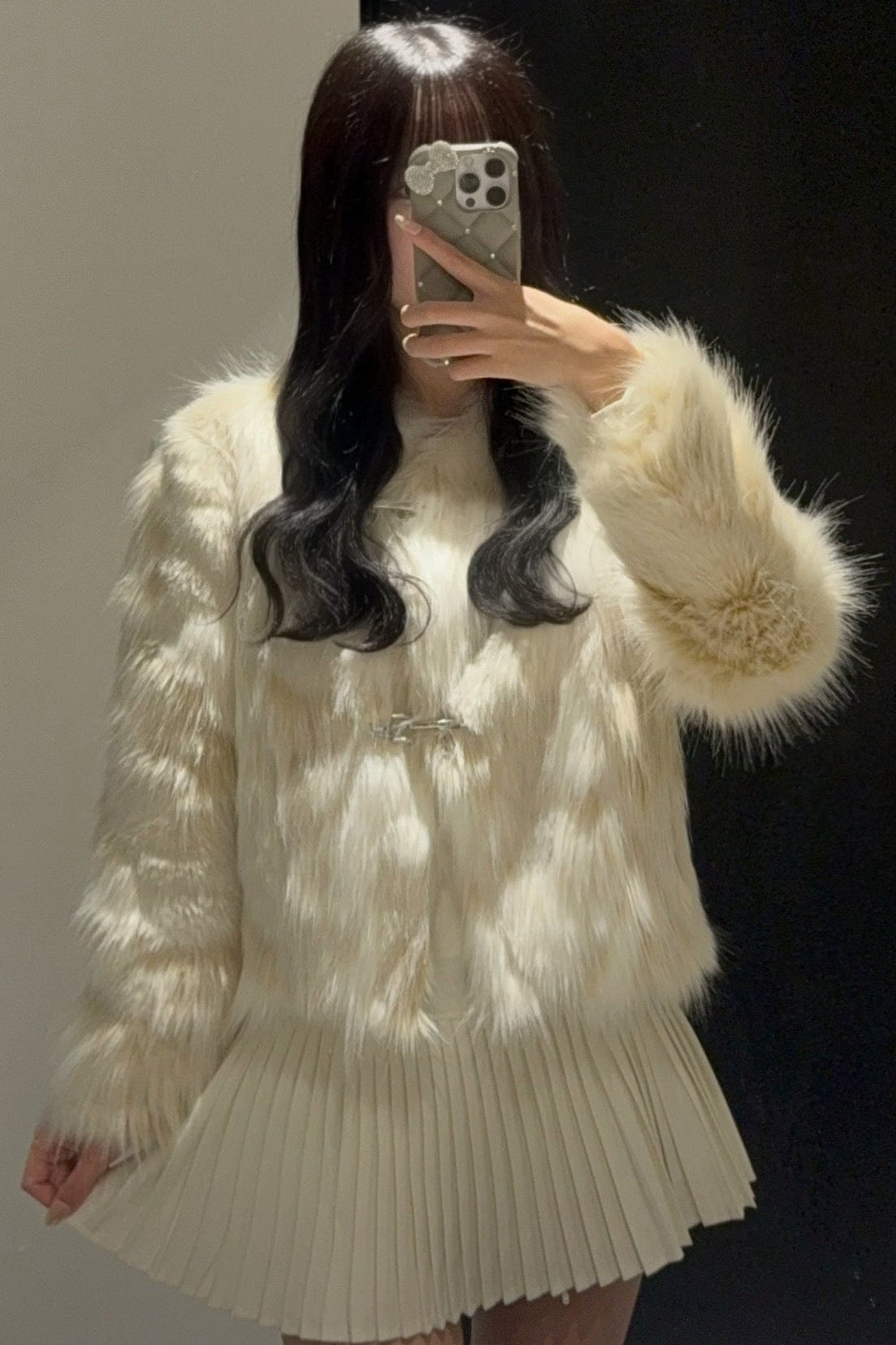 オーバーマーブルファージャケット KR30196