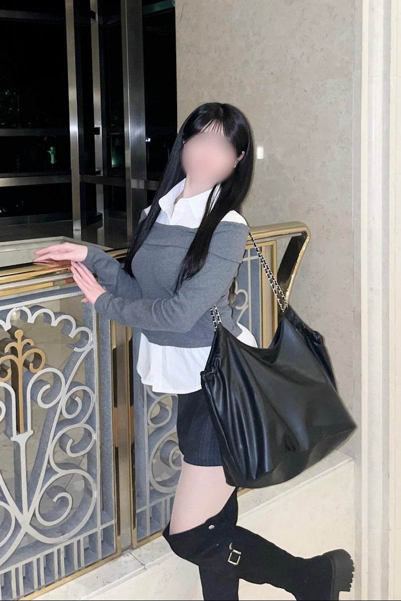 レザーチェーントートバッグ KR14071