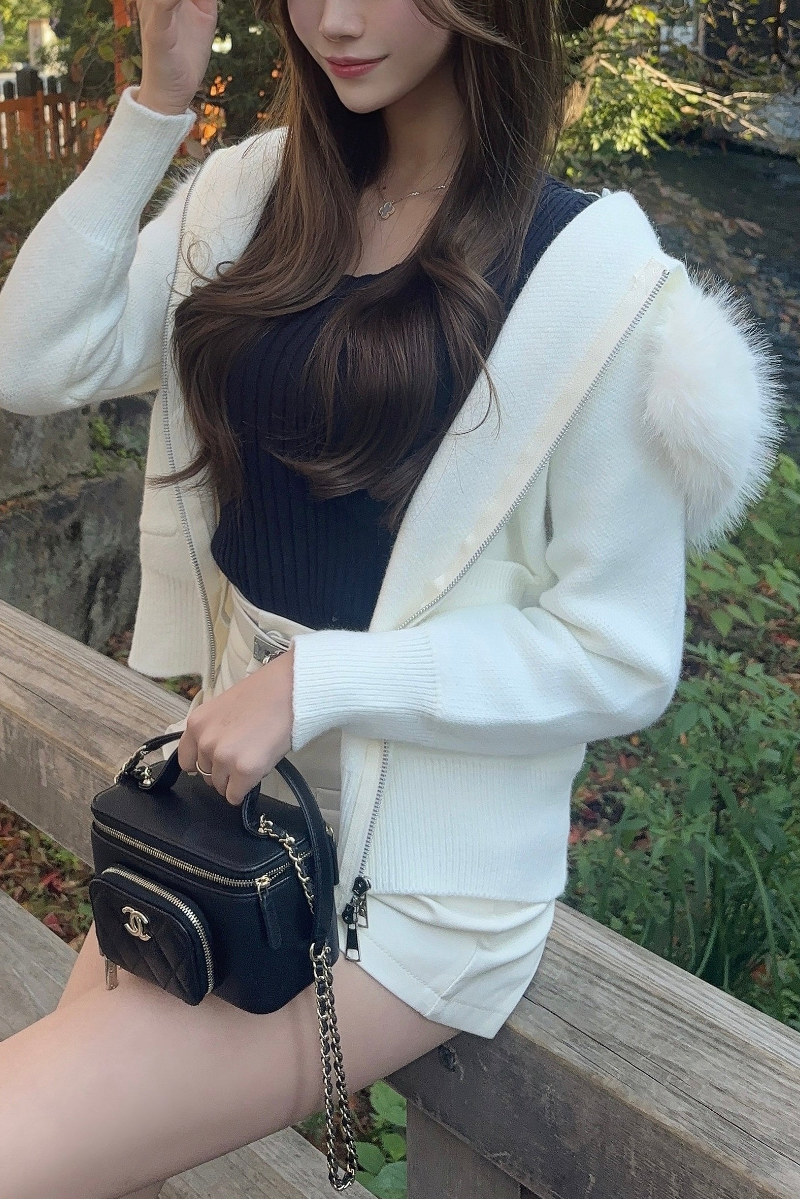 エレガンスファーパーカー KR13328