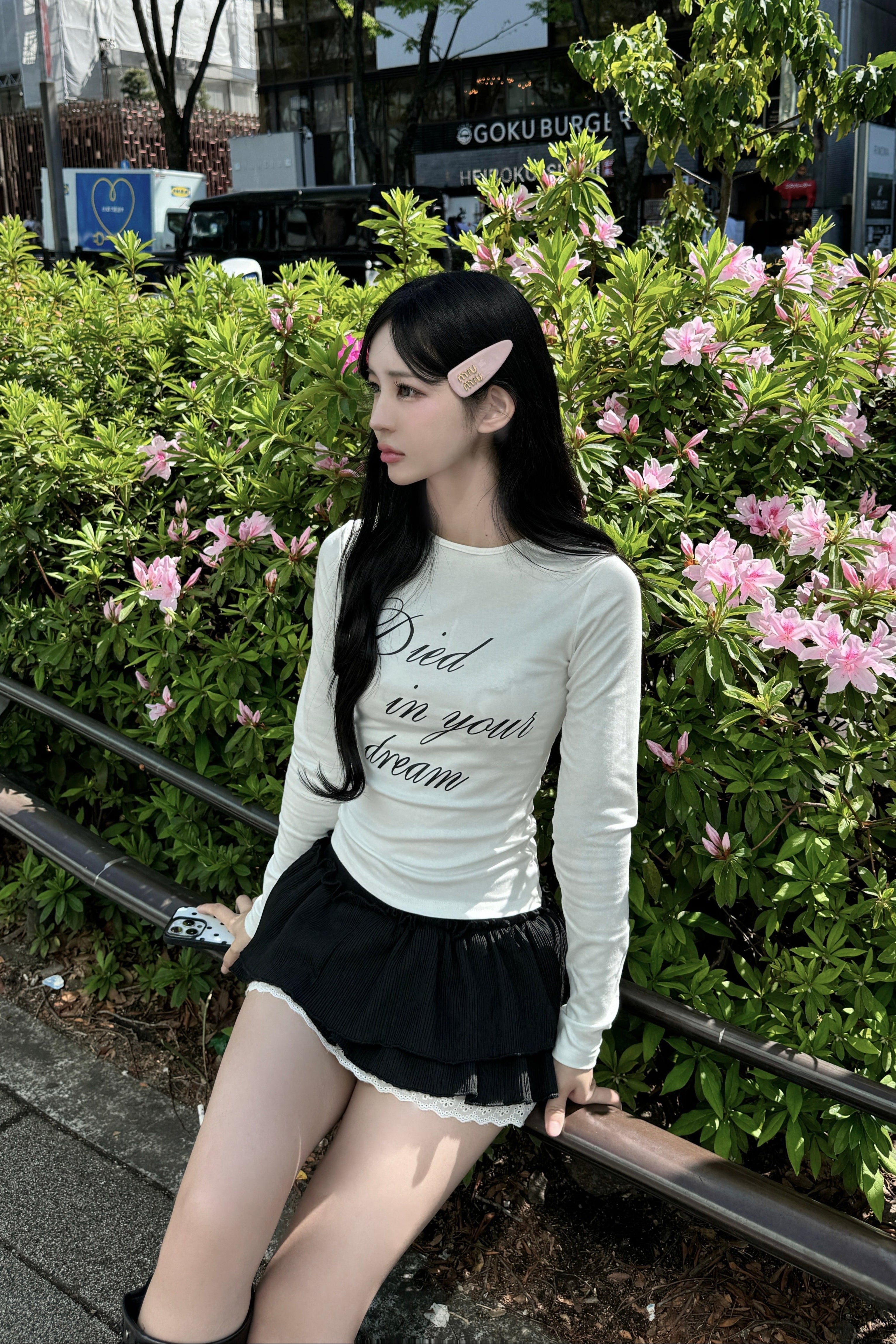 flir race tiered skirt KR10028