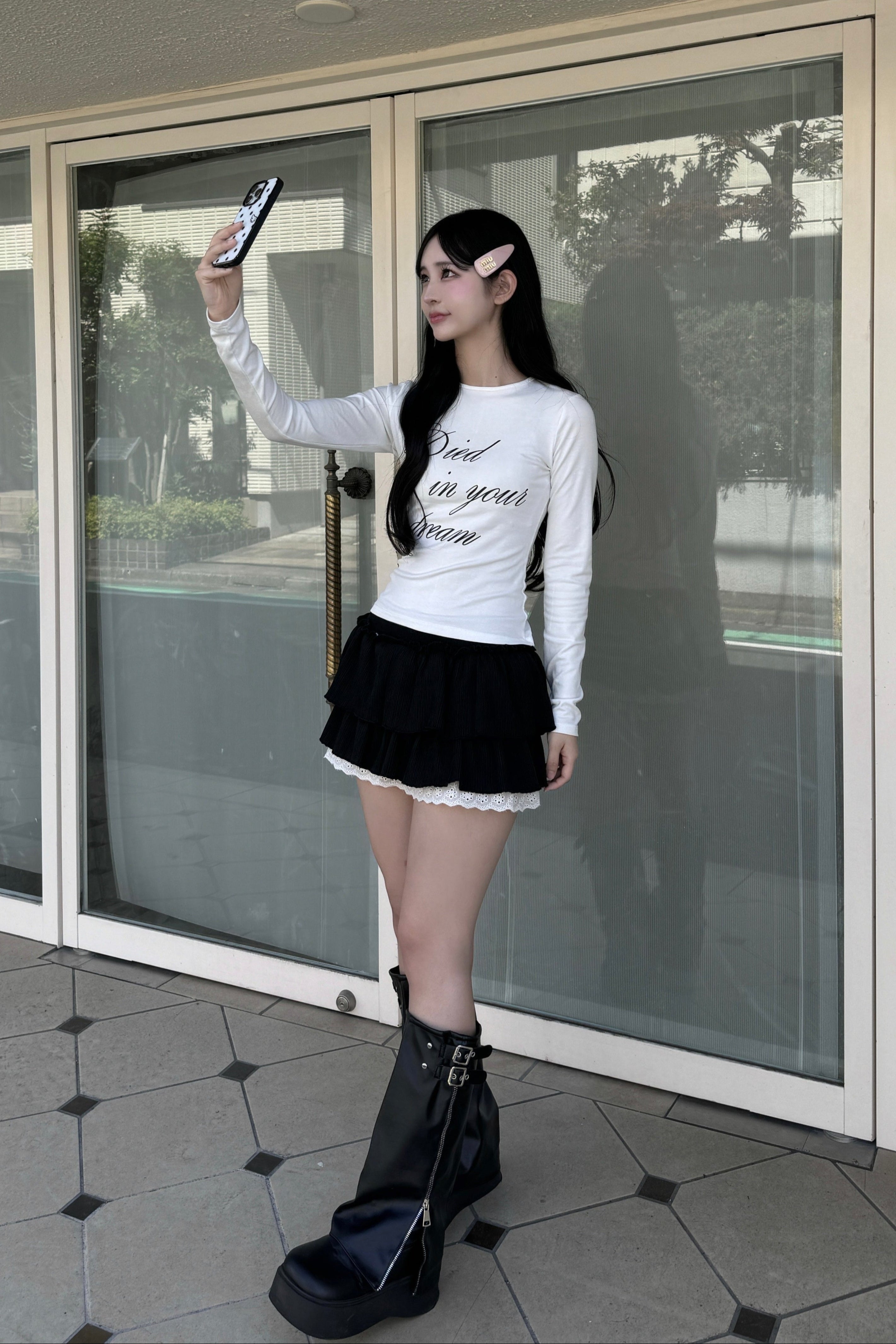 flir race tiered skirt KR10028