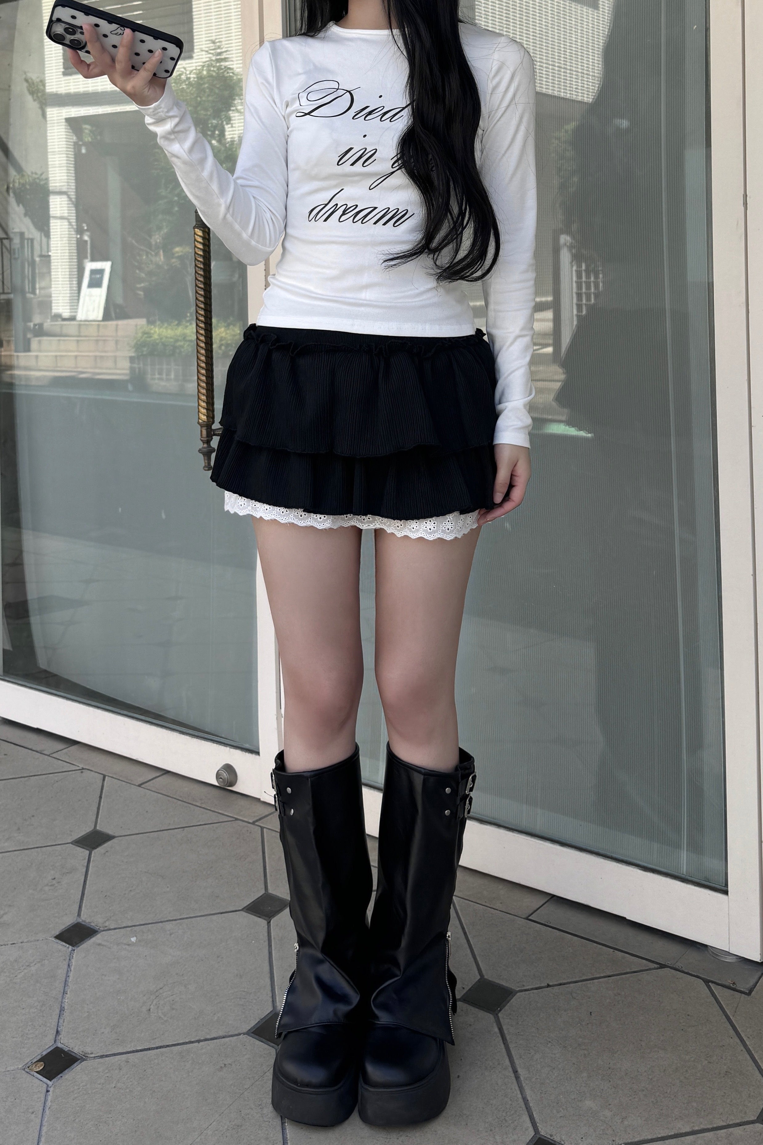 flir race tiered skirt KR10028