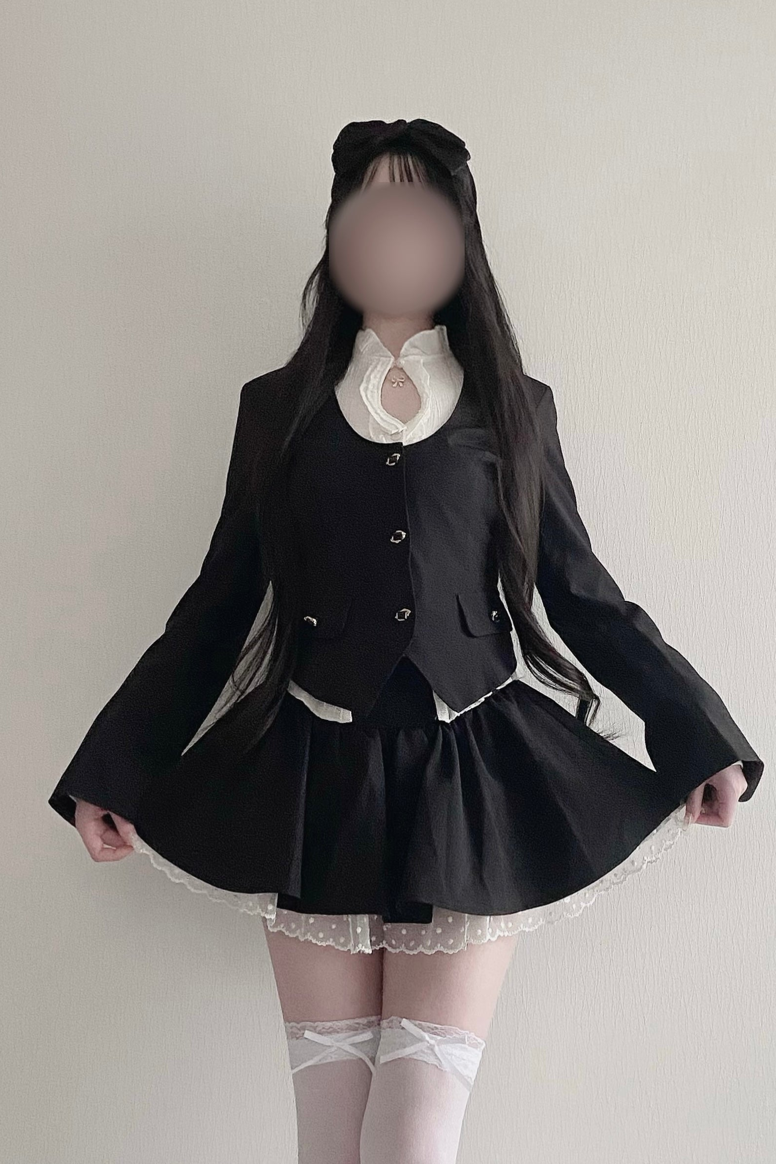 フロントボタンジャケットセットアップ KR30478