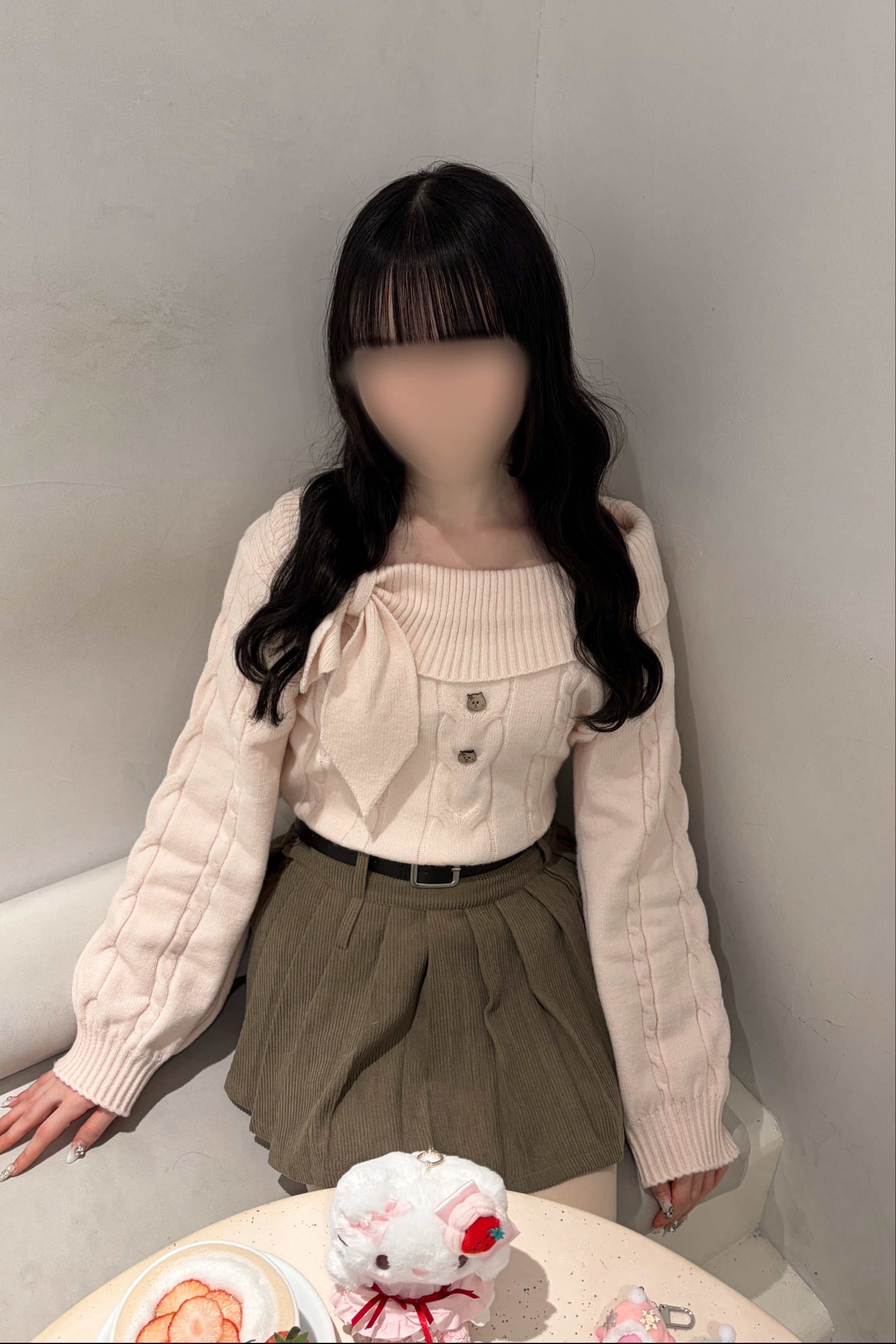 バックプリーツスカート KR13838
