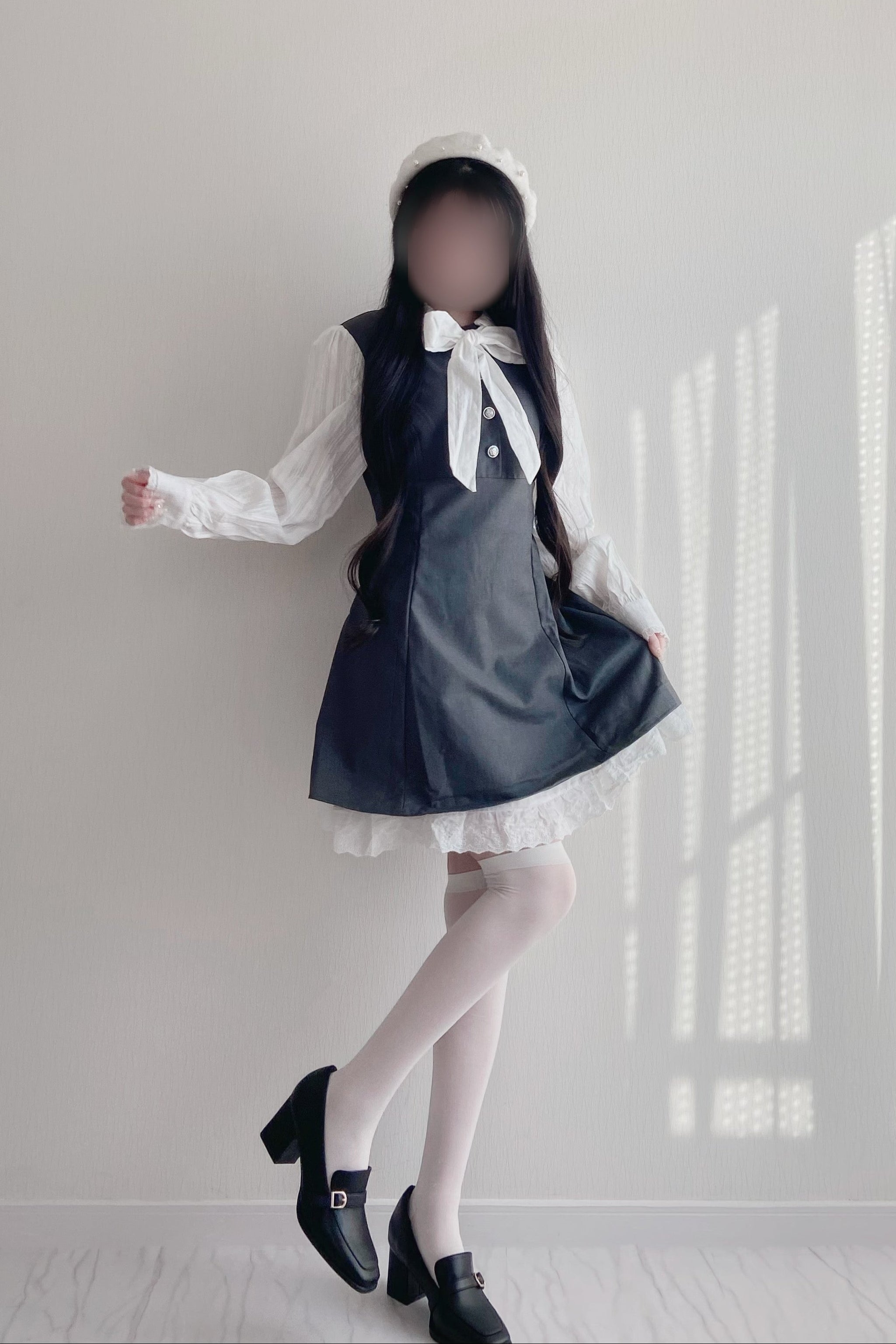 フリルリボンワンピース KR14301