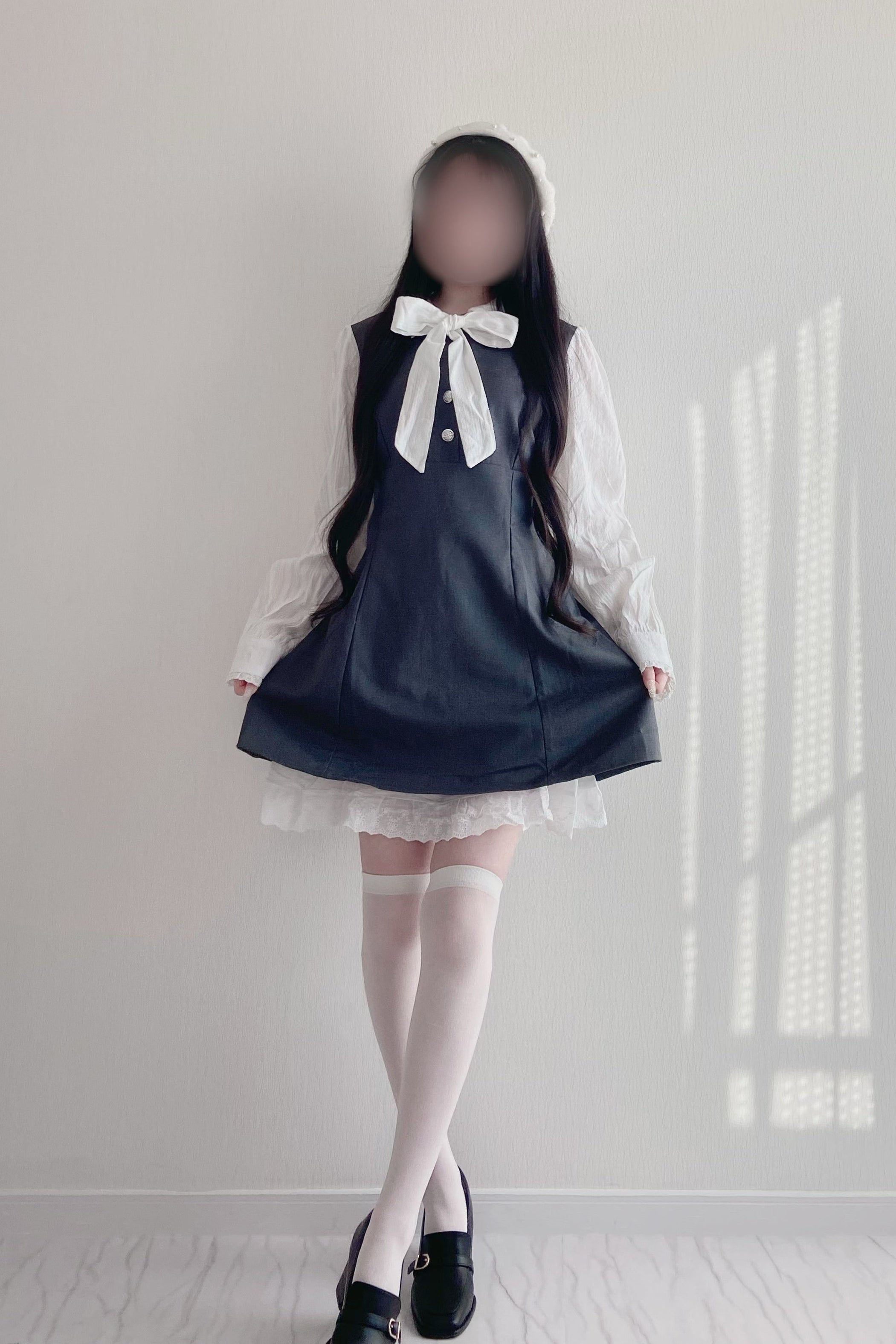 フリルリボンワンピース KR14301