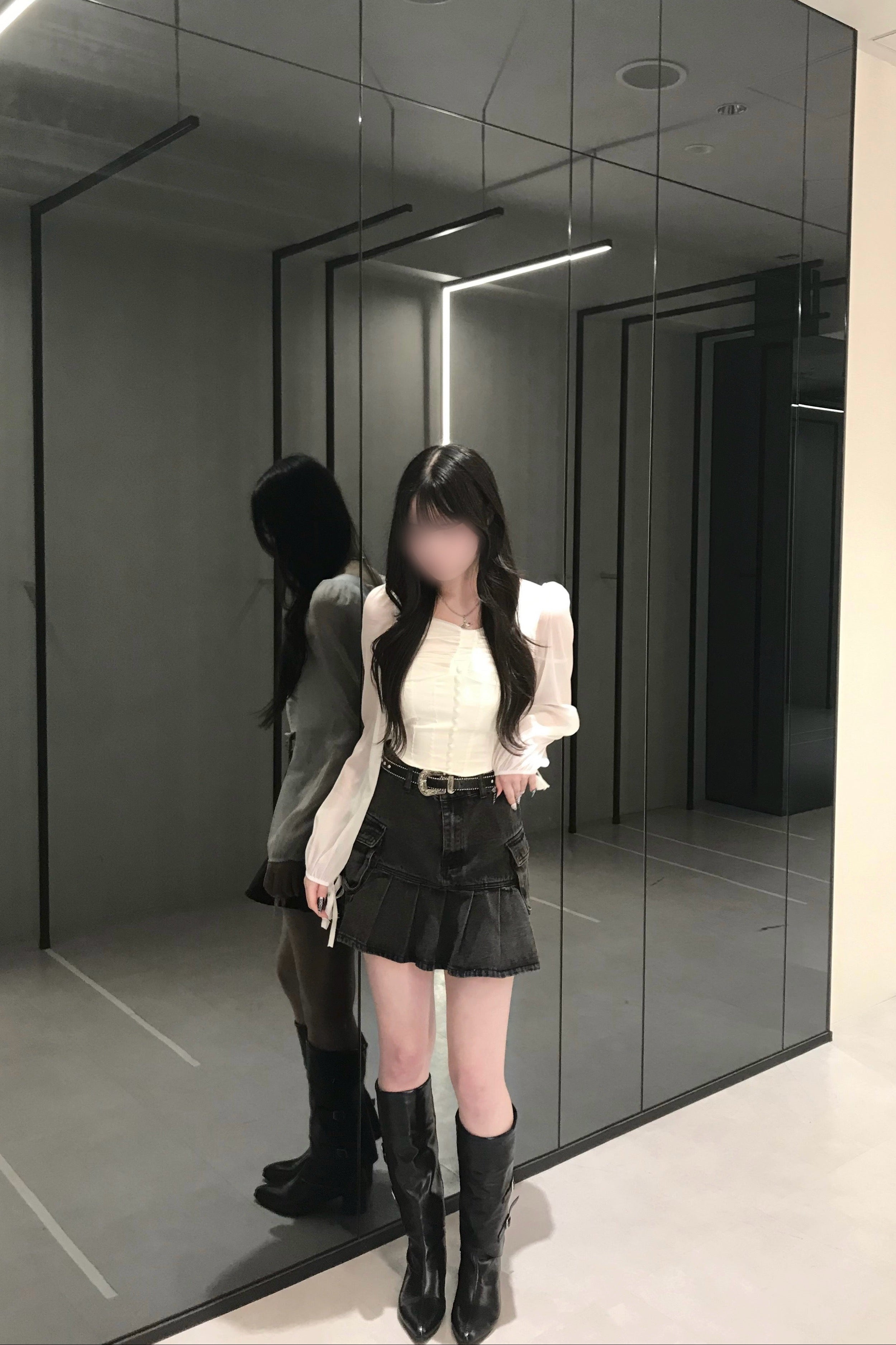 チュールリボンコルセットトップス KR11808