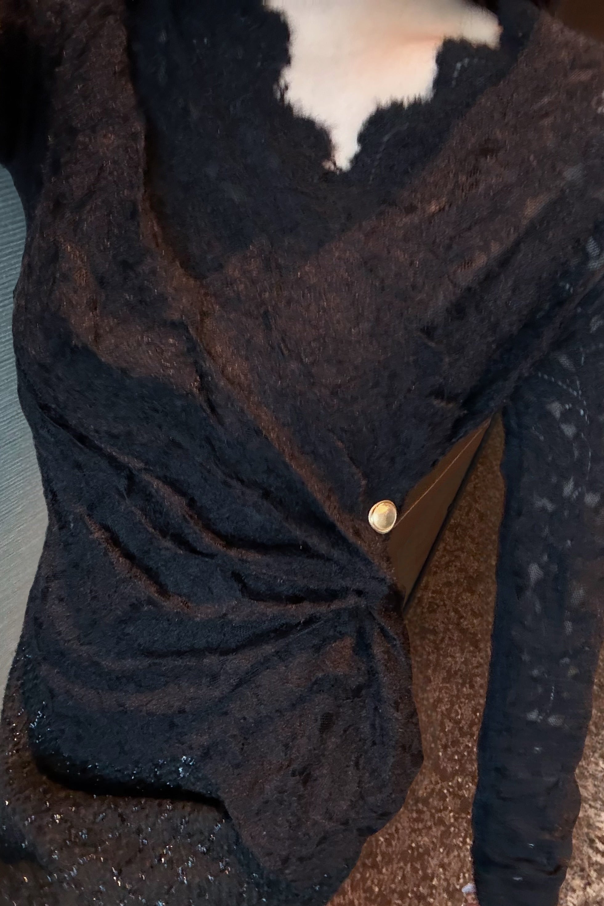 カシュクールレーストップス KR13565