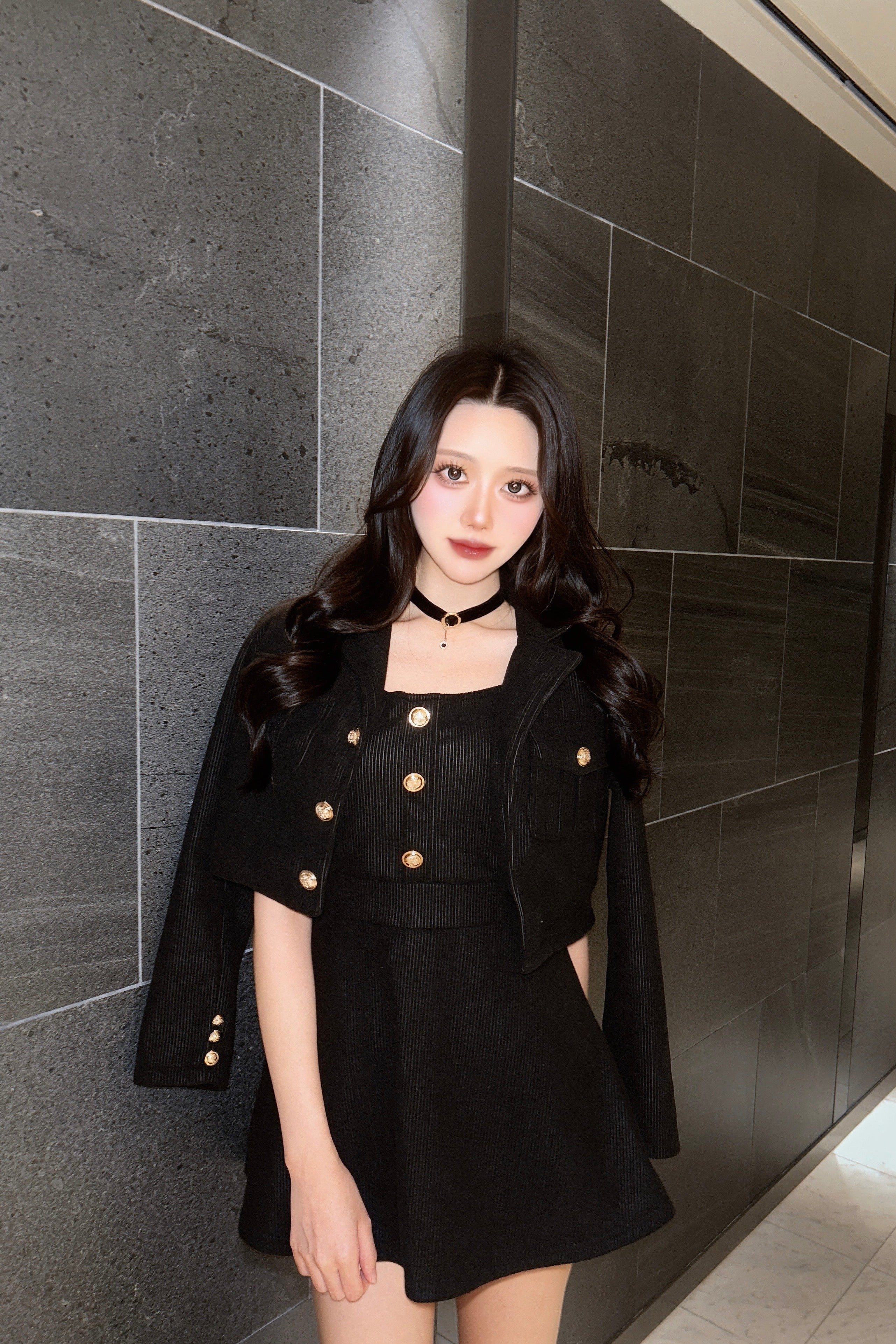 コーデュロイビジューセットアップ KR11672