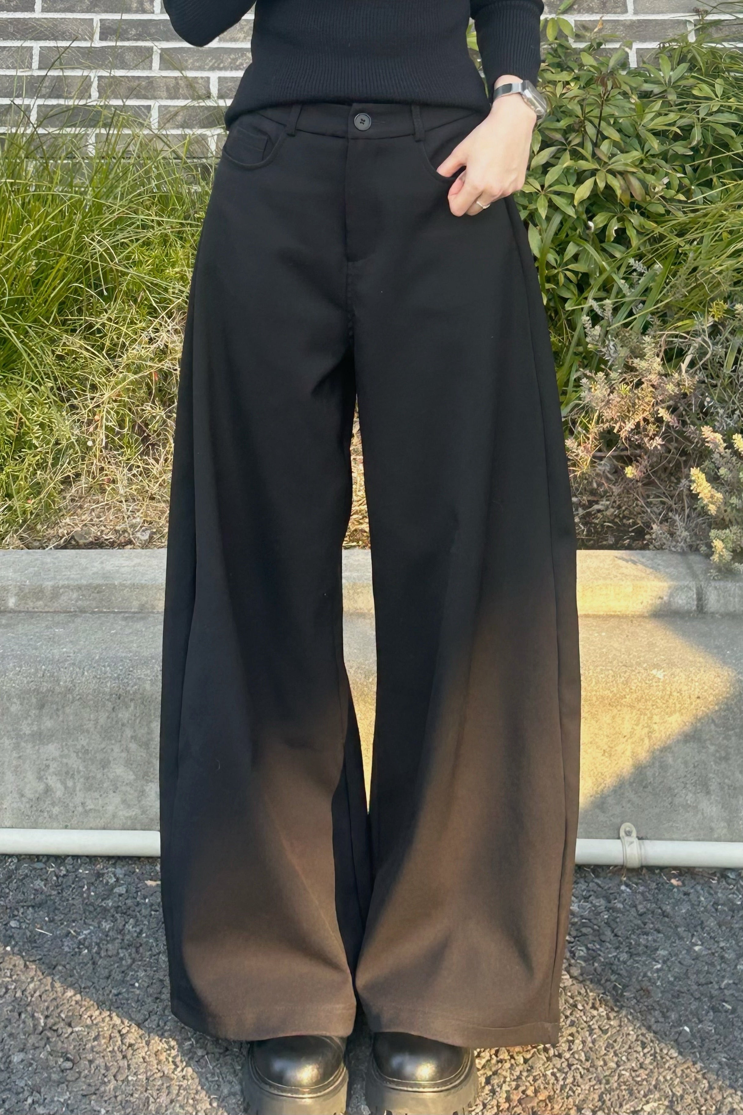 カジュアルカーブドブレードパンツ KR14094