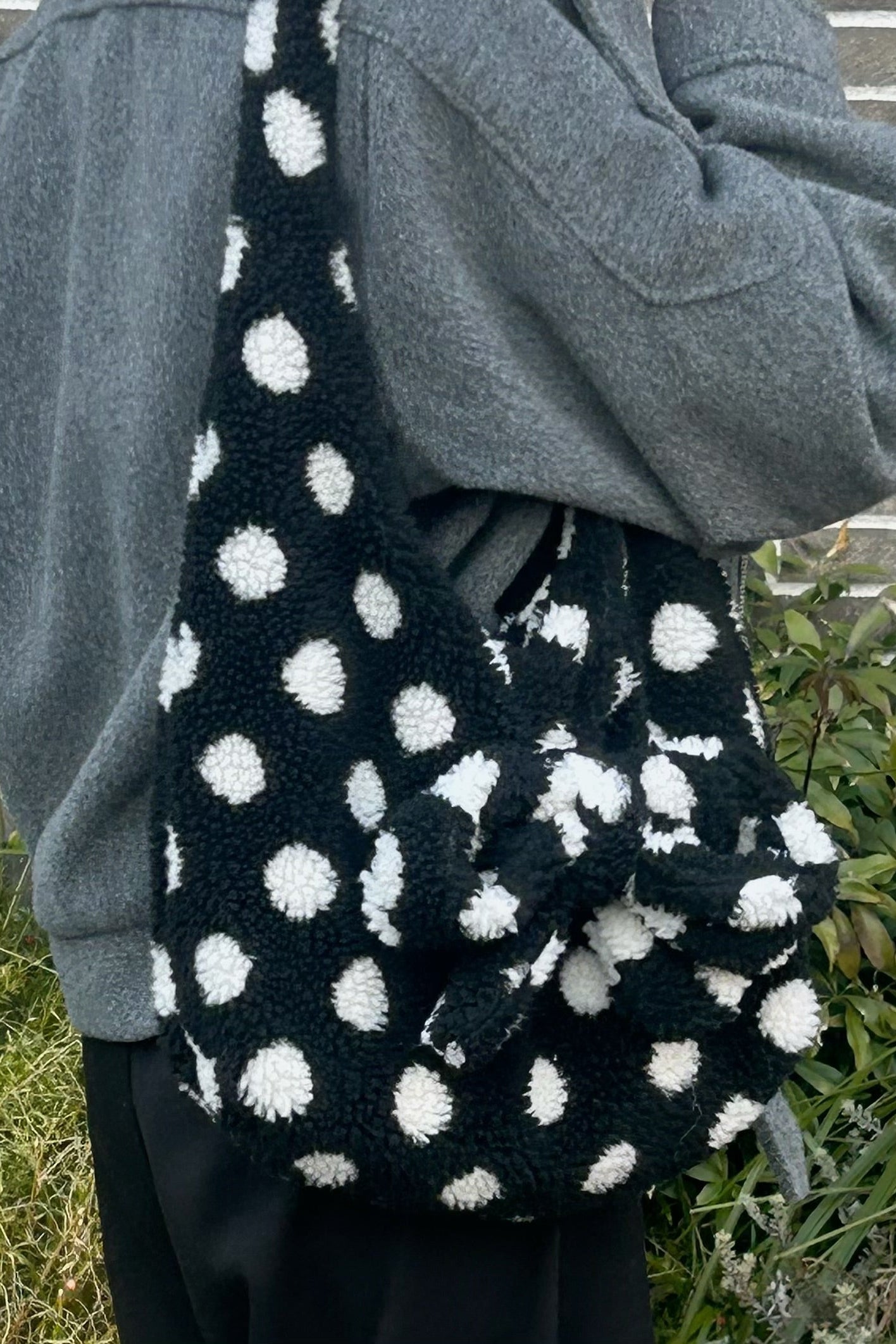 ドットリボンボアトートバッグ KR14099